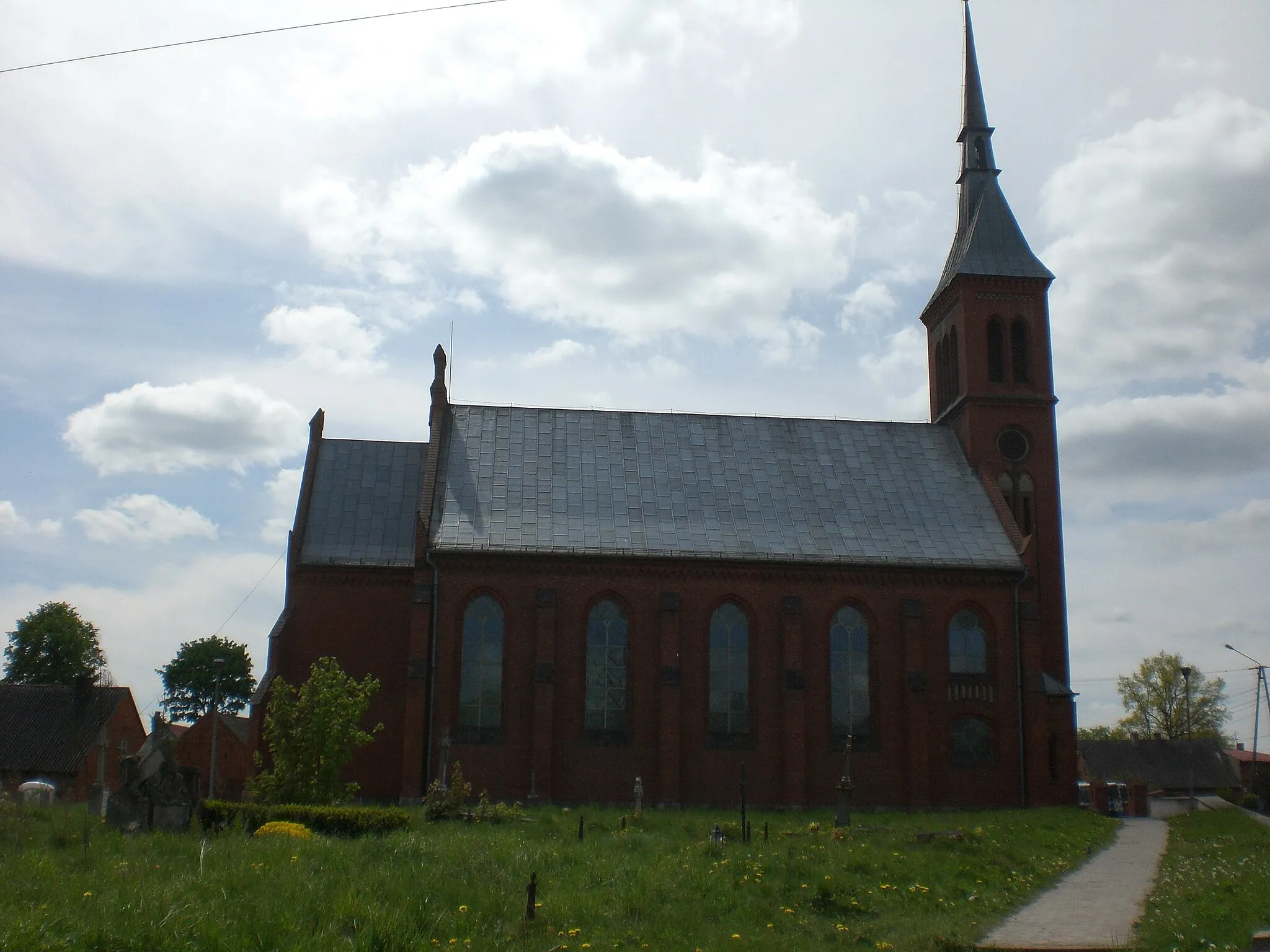 Photo showing: All Saints church in Wysin, Poland