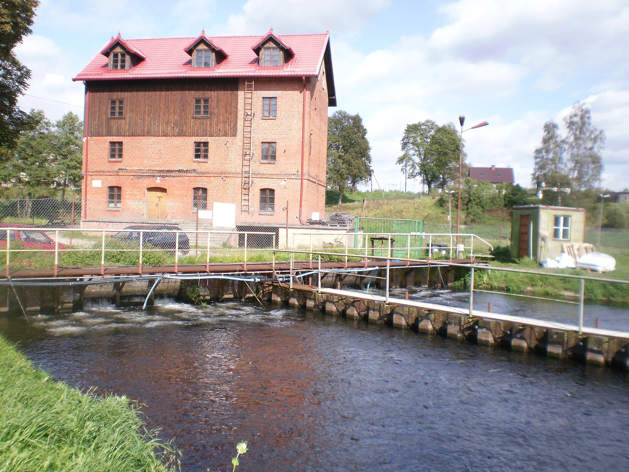 Photo showing: Old watermill in Odry, Poland