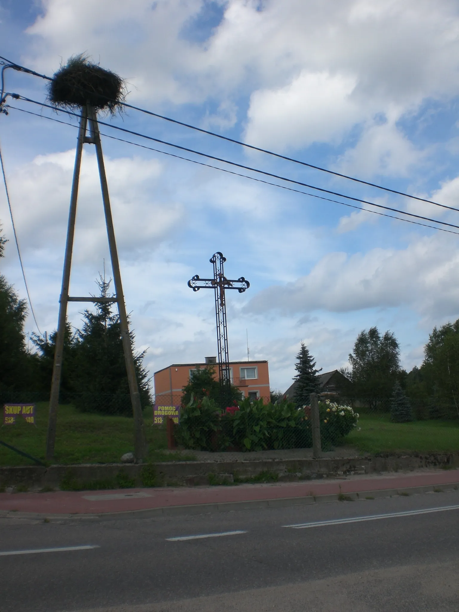 Photo showing: Tłuczewo - bocianie gniazdo