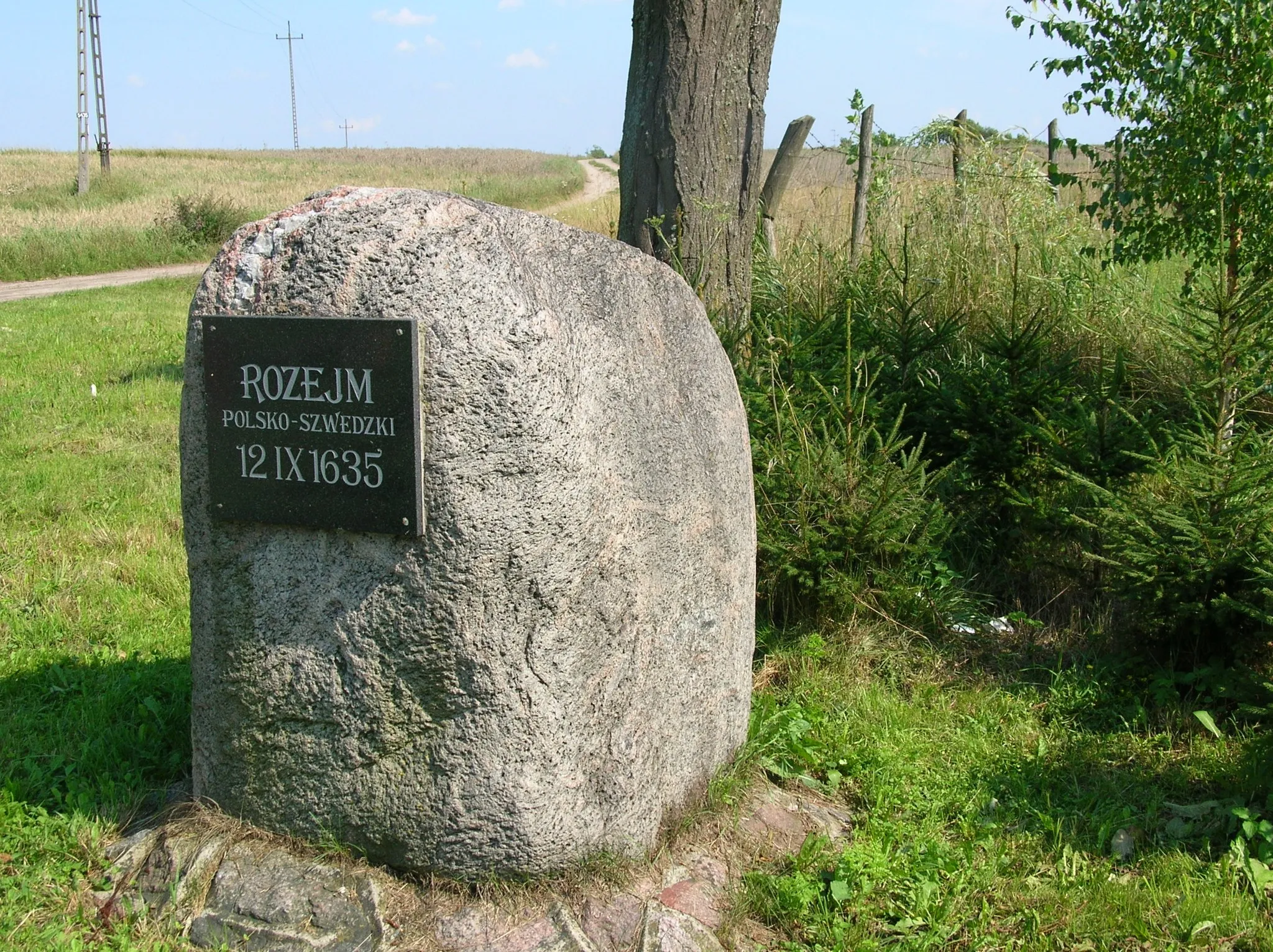 Photo showing: Sztumska Wieś, memorial stone