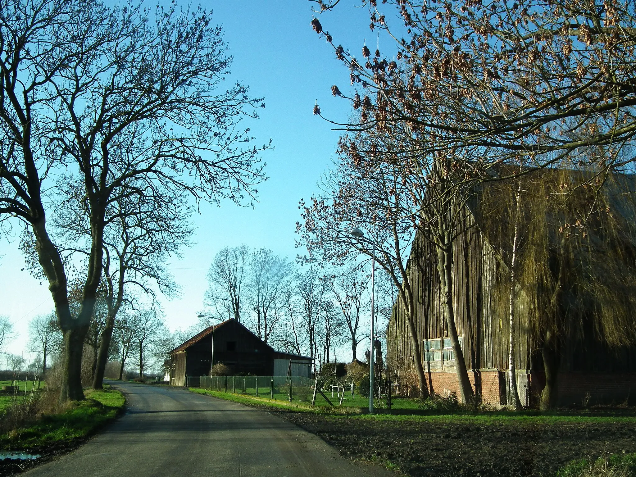 Photo showing: Stogi koło Malborka - fragment wsi.