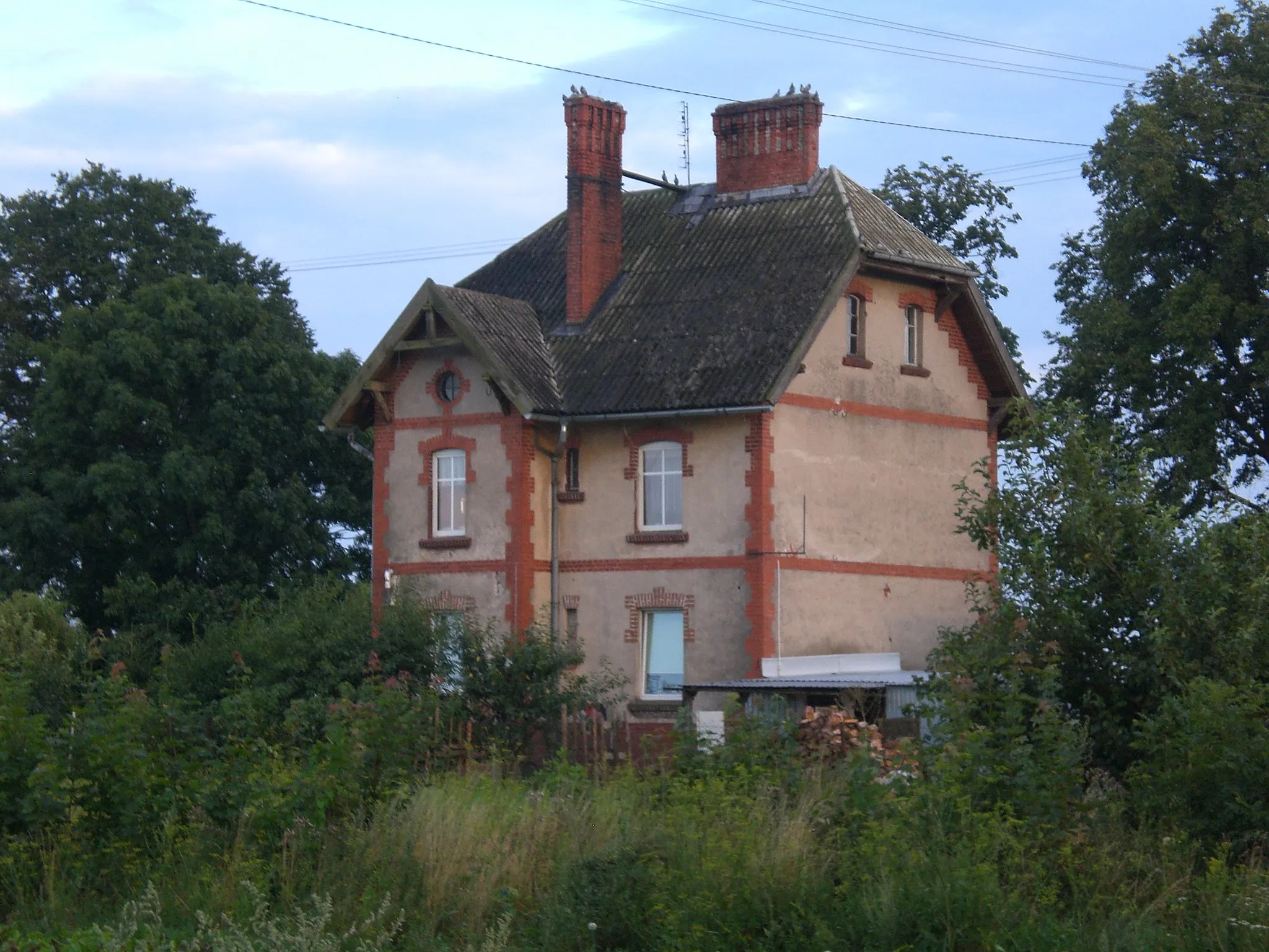 Photo showing: Former train stop in Stara Jania, Poland