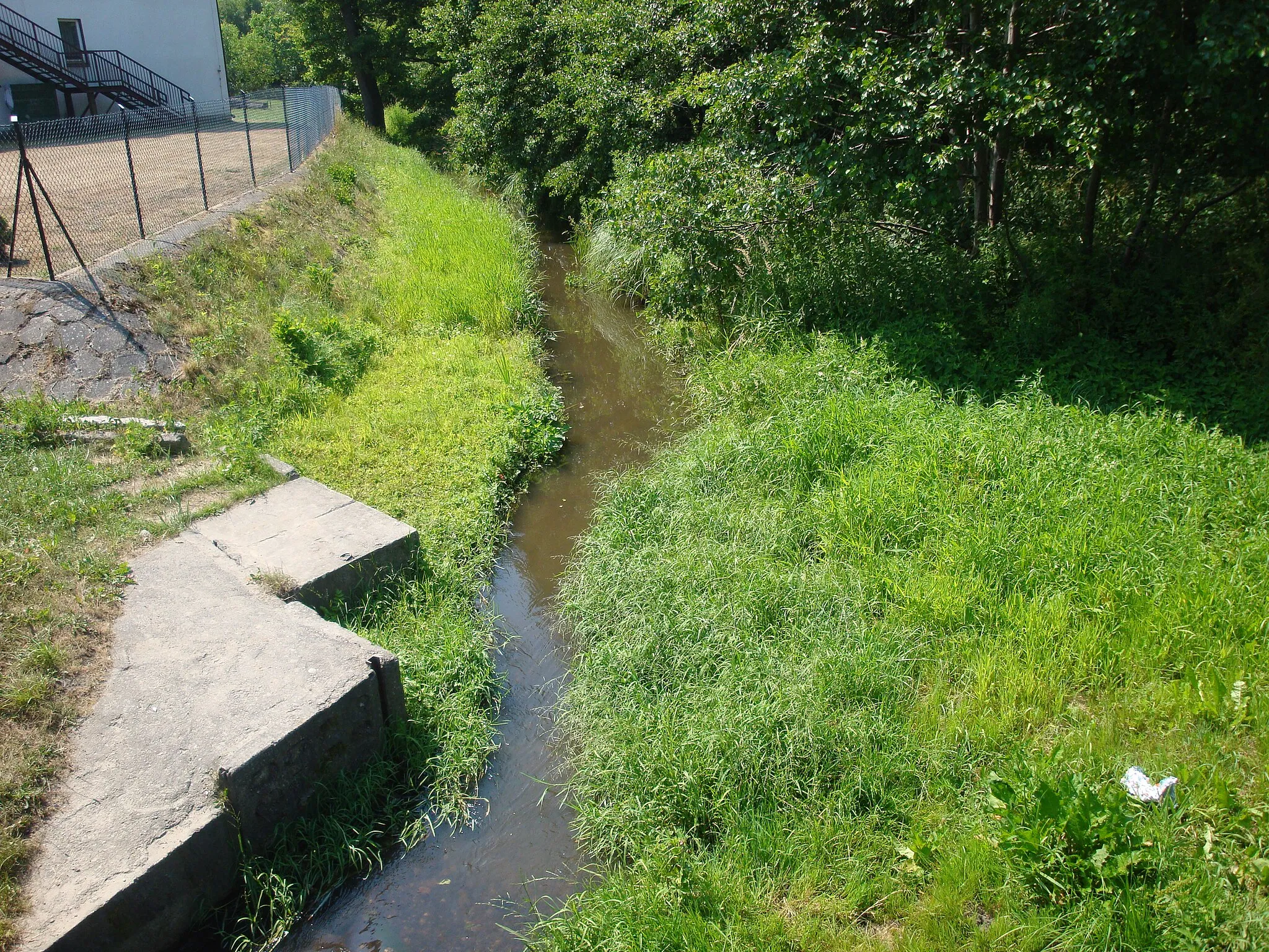 Photo showing: Smolno-village in Gmina Puck, Poland. Stream Gizdebka