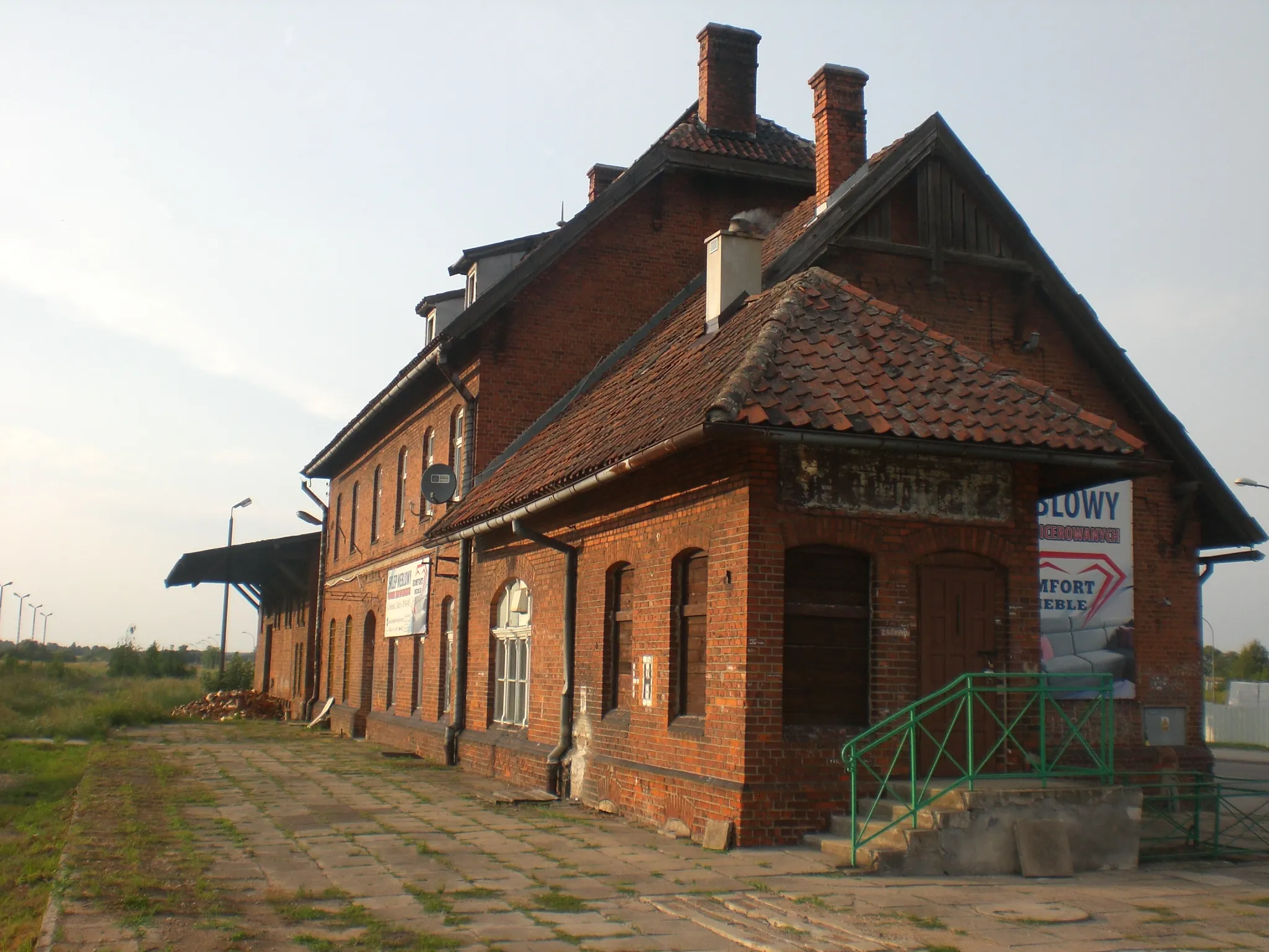 Photo showing: Skórcz - dawna stacja kolejowa