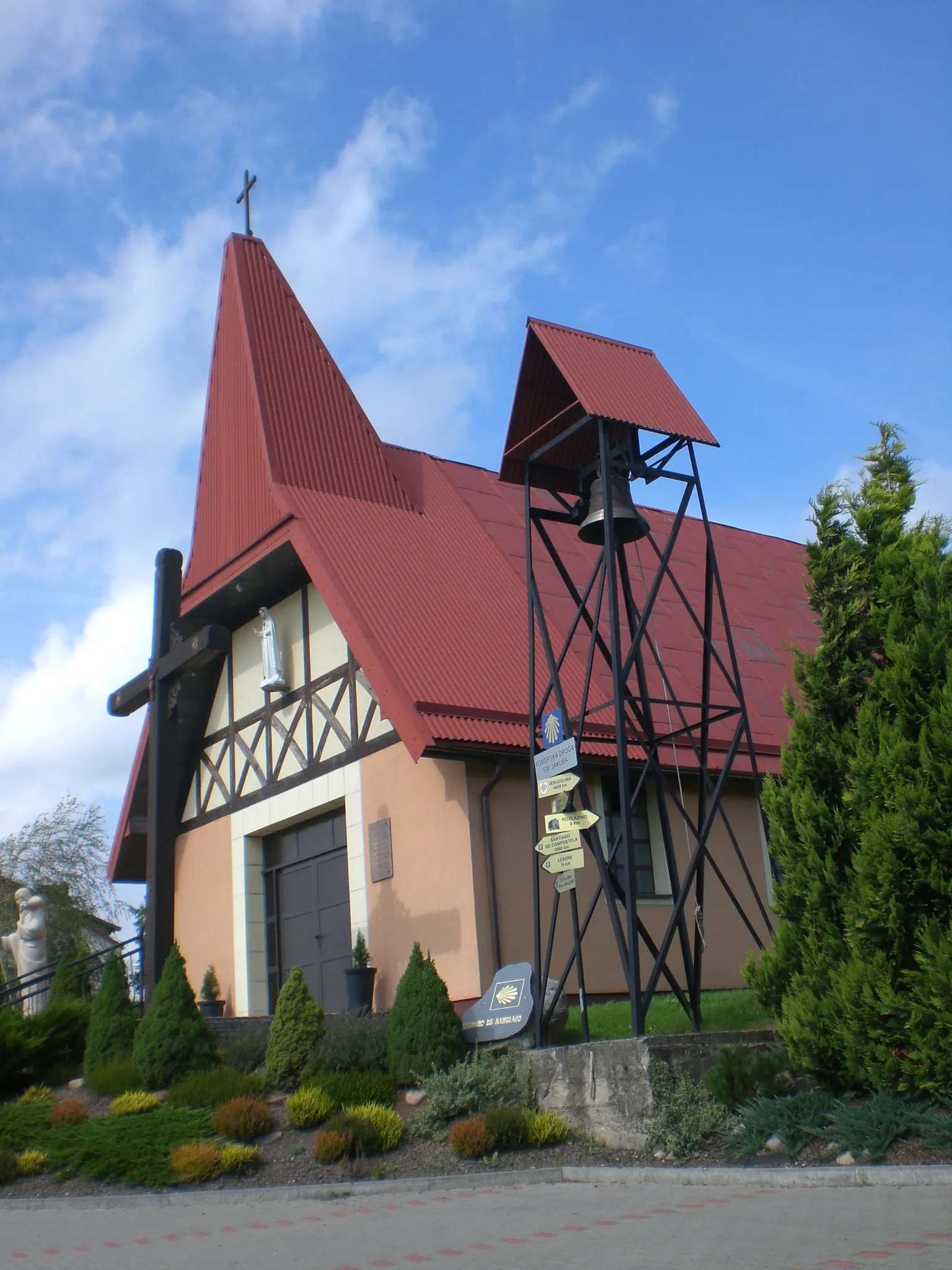 Photo showing: Popowo - rzymskokatolicki kościół filialny p.w. św. Brata Alberta Chmielowskiego