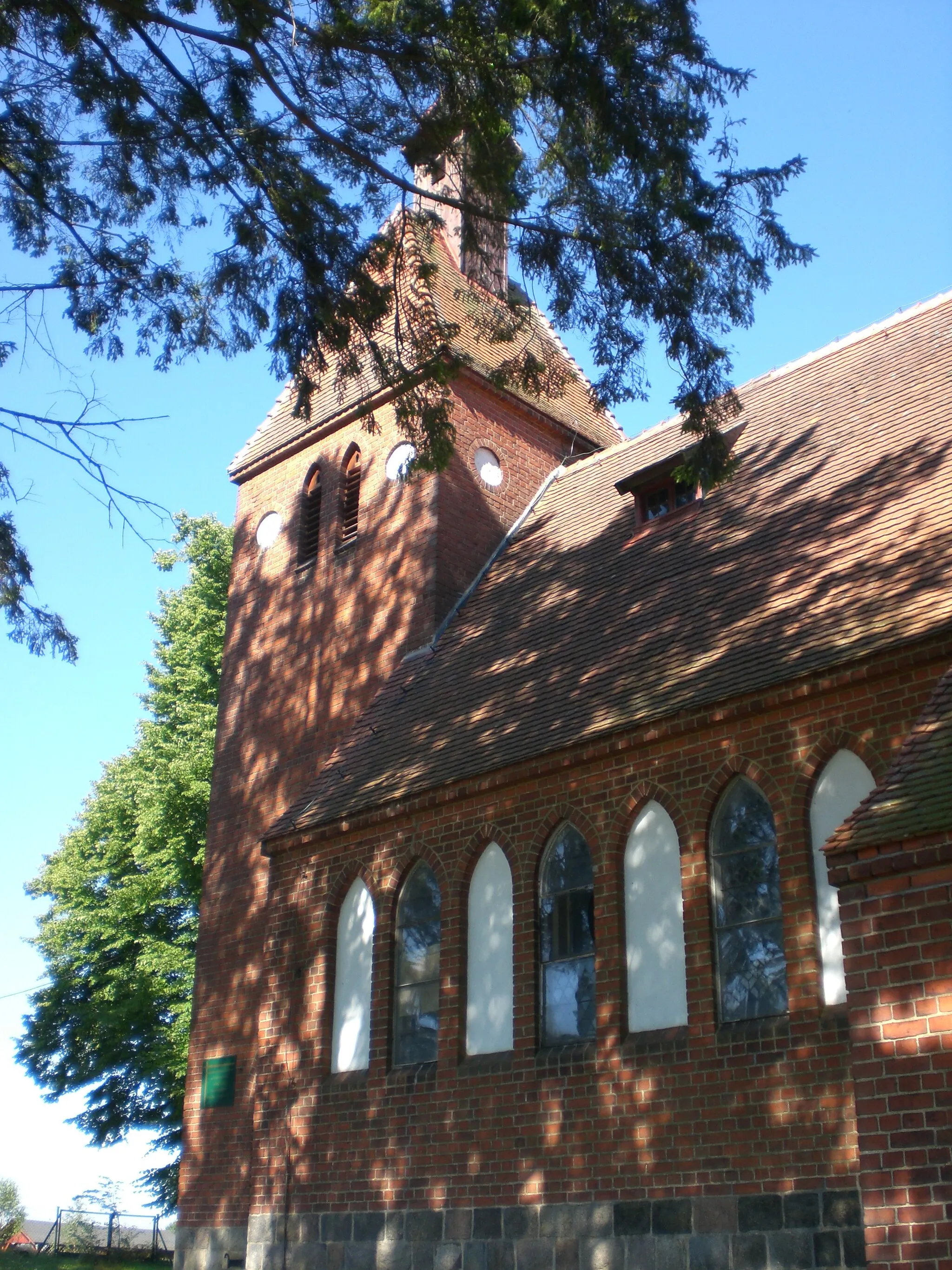 Photo showing: Połęczyno - Andrew Bobola church (bd. 1911)