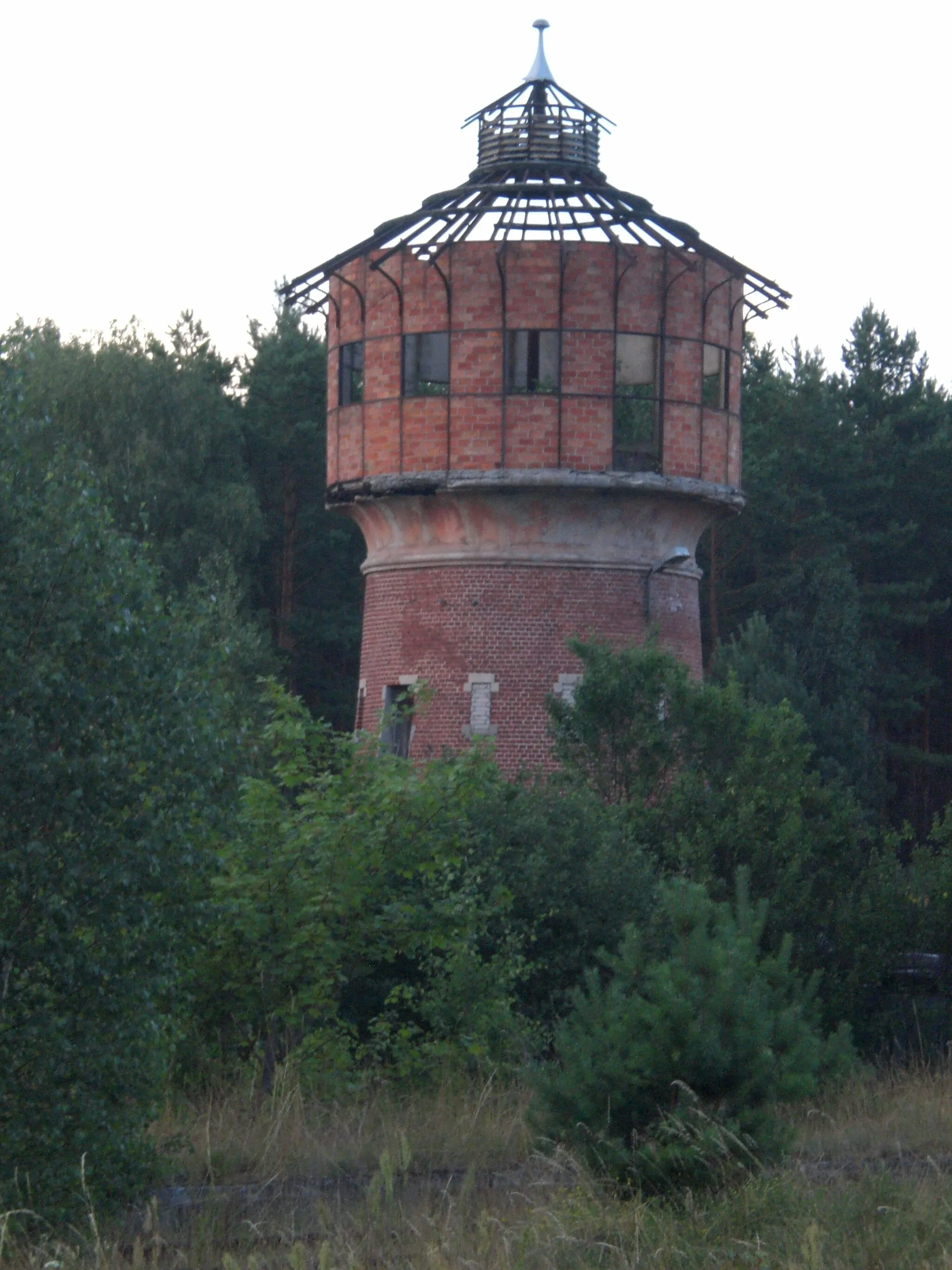 Photo showing: Water tower in Ocypel, Poland