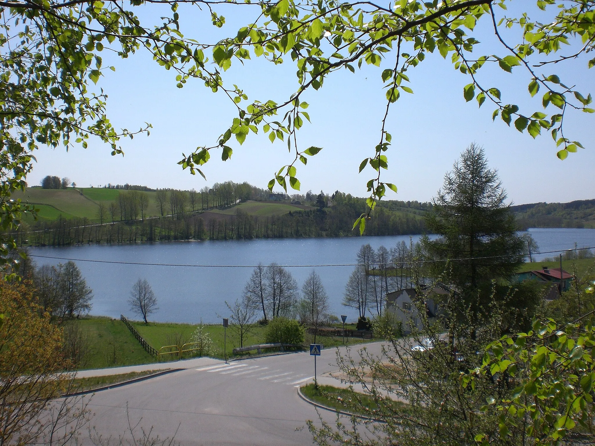 Photo showing: Wielkie lake in Miechucino, Cashubian Lakeland