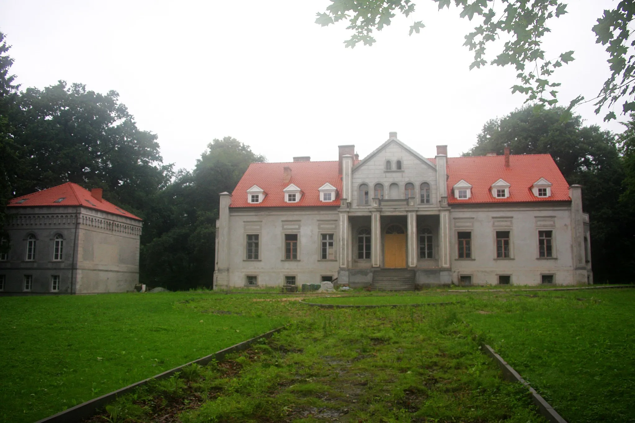 Photo showing: Leśna Jania, dwór, kon. XIX