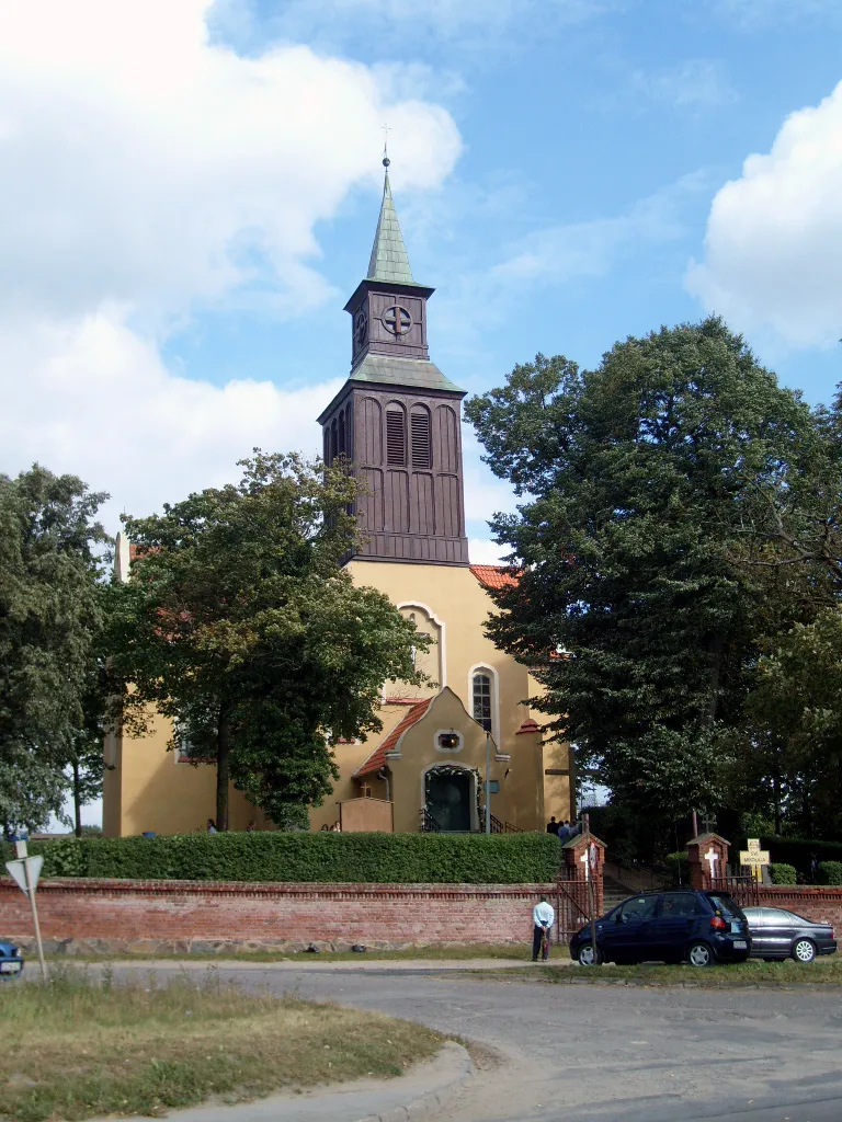 Photo showing: The church in Łęgowo, Poland