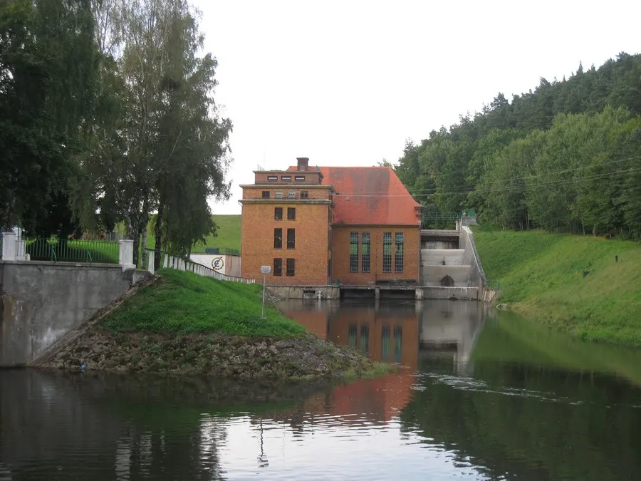 Photo showing: Łapino, elektrownia wodna