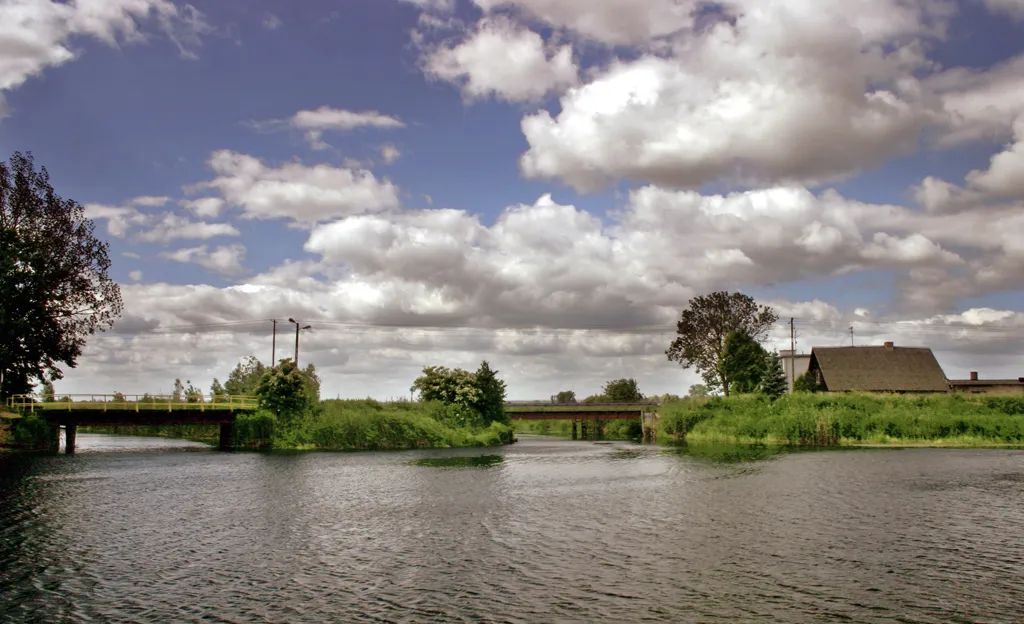 Photo showing: estuary to Motlawy river in Krepiec.