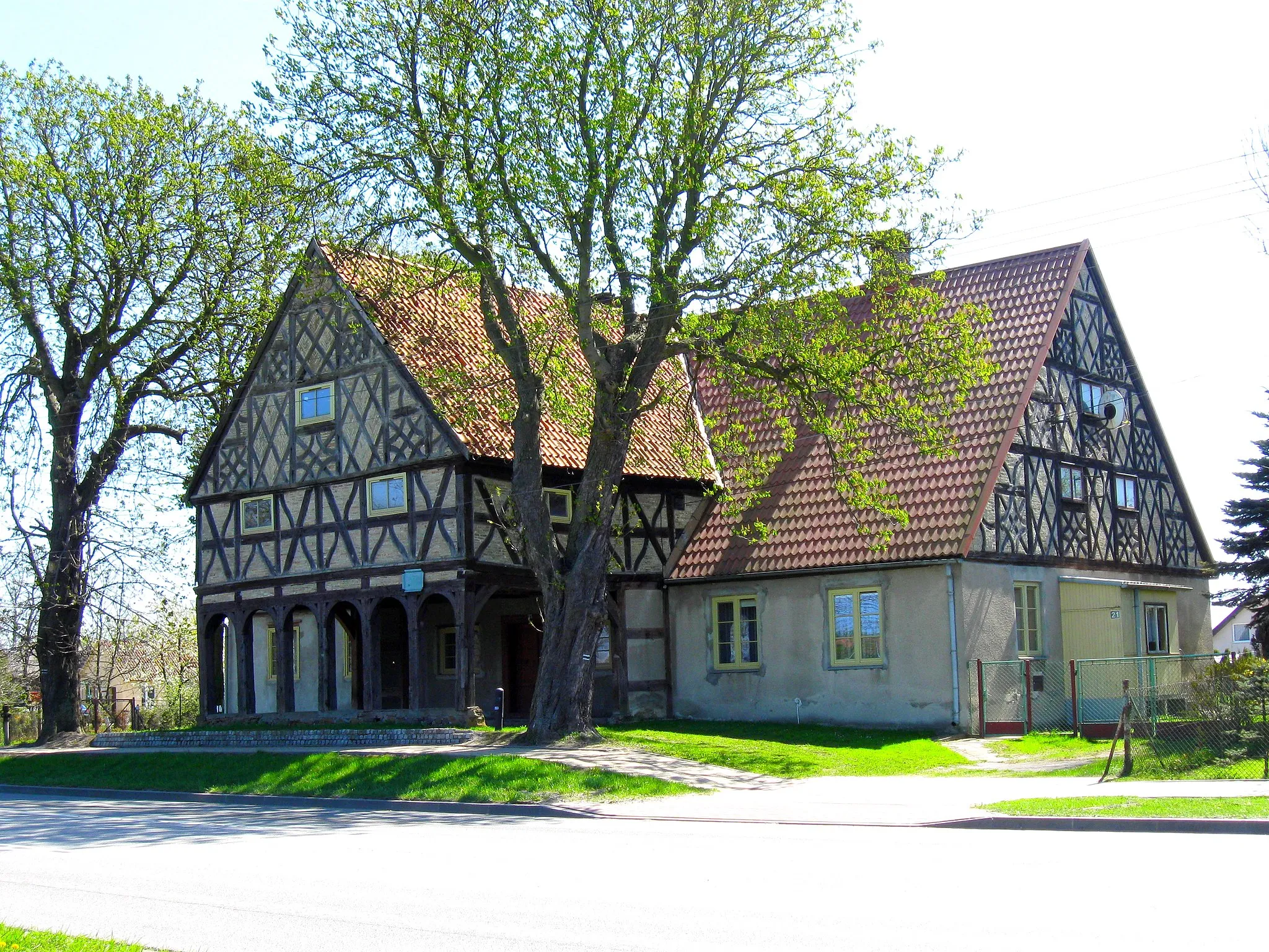 Photo showing: Koszwały, ul. Gdańska 21  - dom podcieniowy, 1792