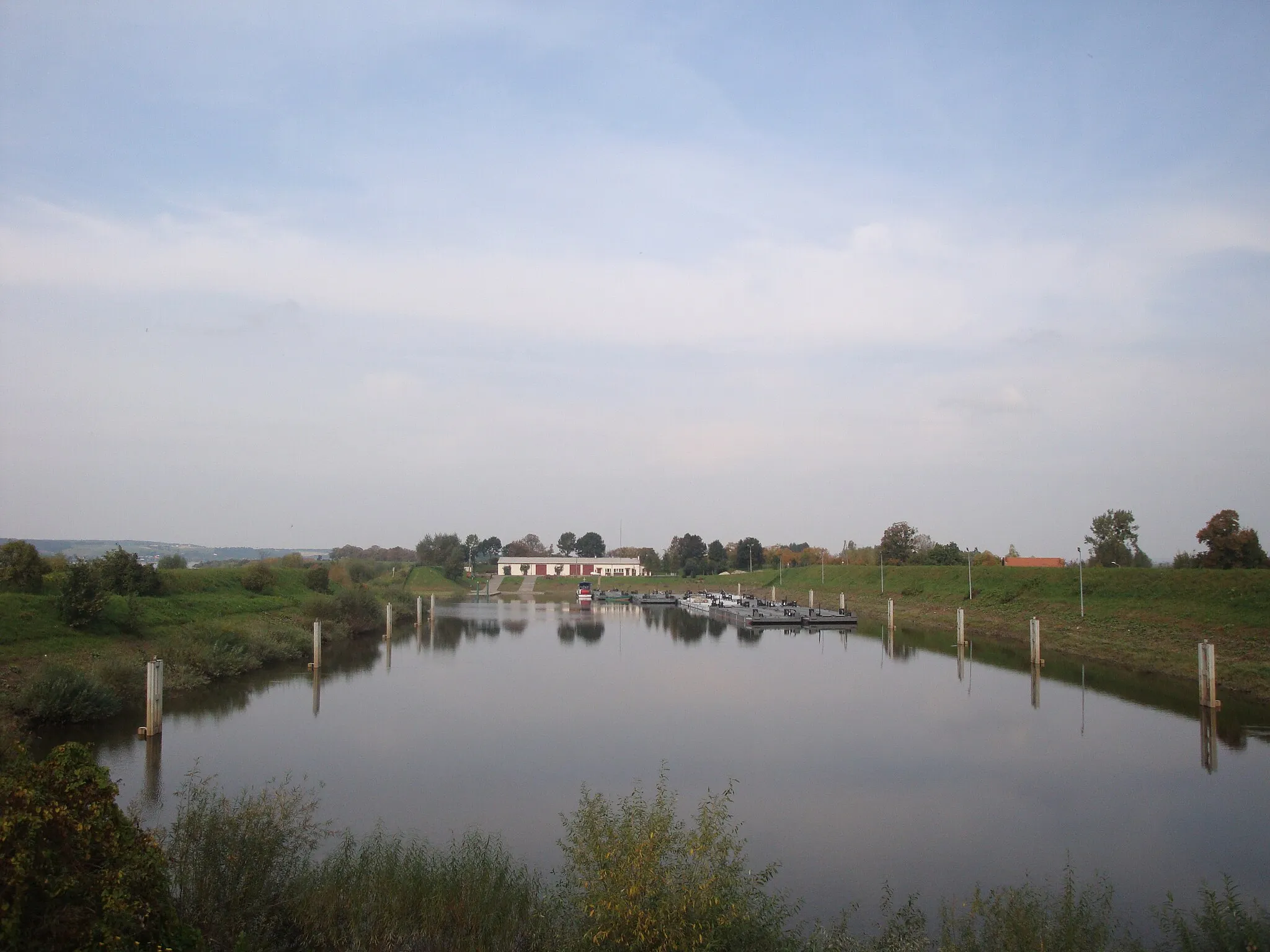Photo showing: Korzeniewo-village near Kwidzyn, Poland. Port on Wisła river