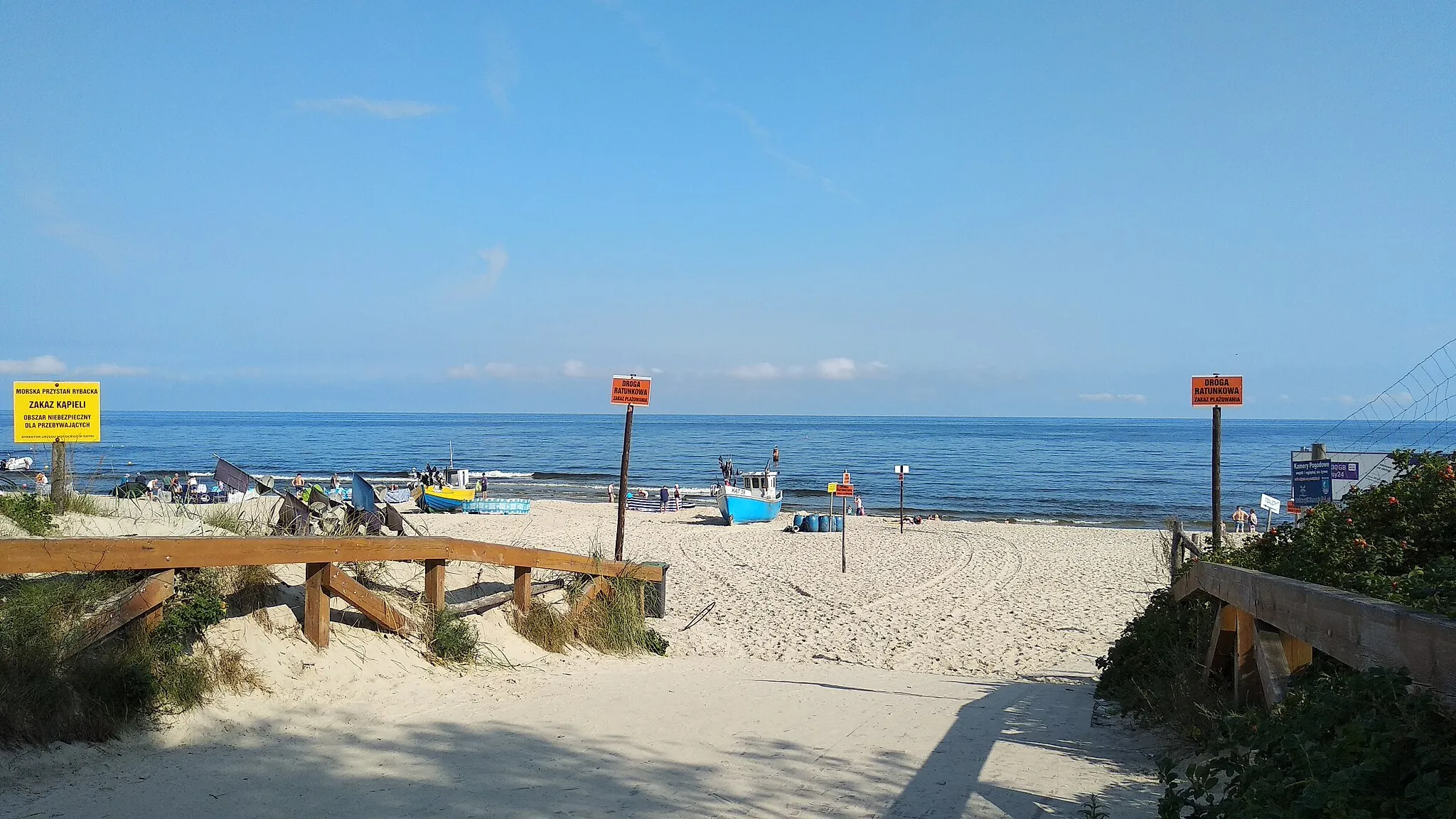 Photo showing: Plaża w Kątach Rybackich.