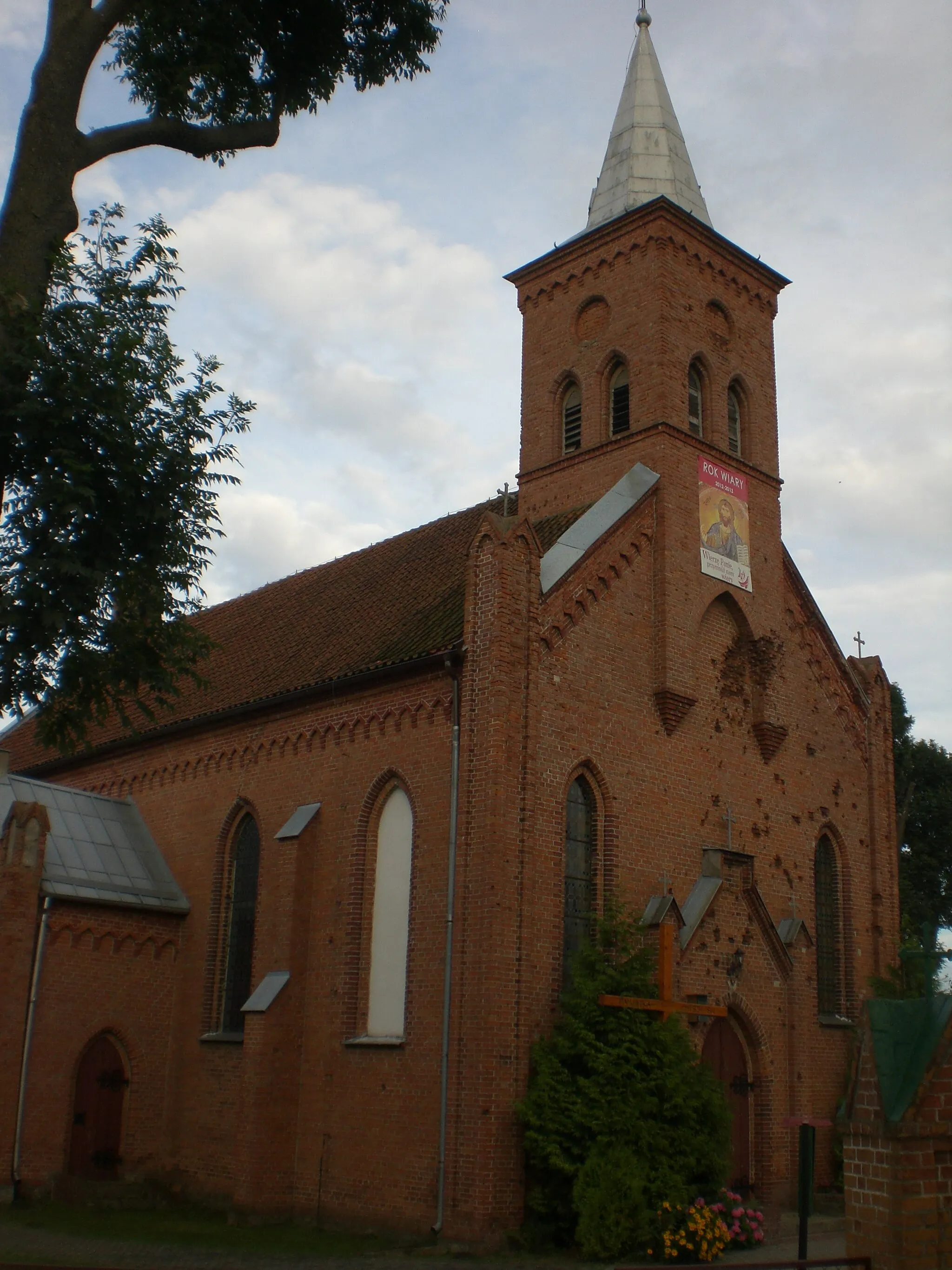 Photo showing: Saint John the Baptist church in Janowo, Poland