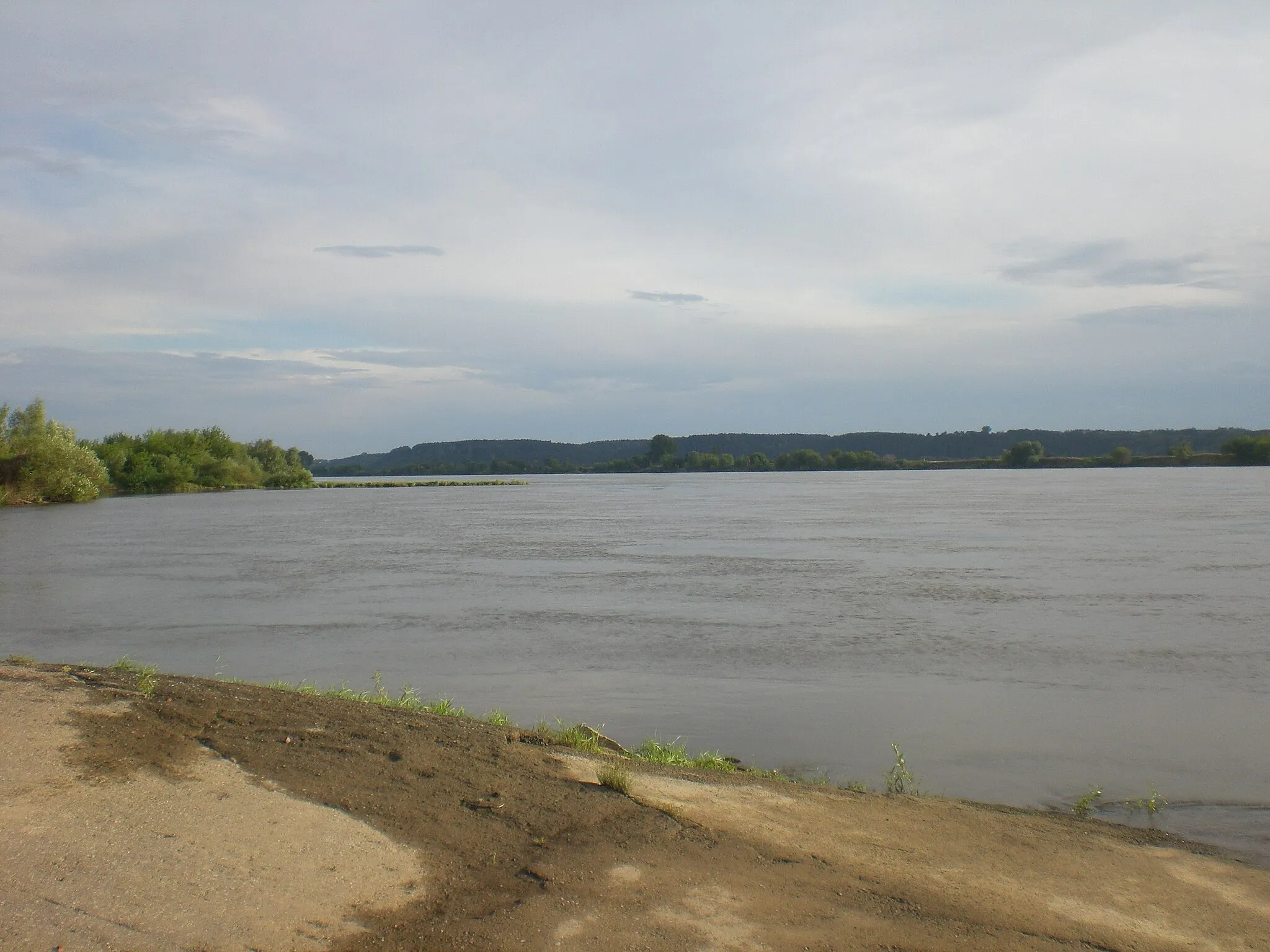 Photo showing: River Vistula in Janowo, Poland