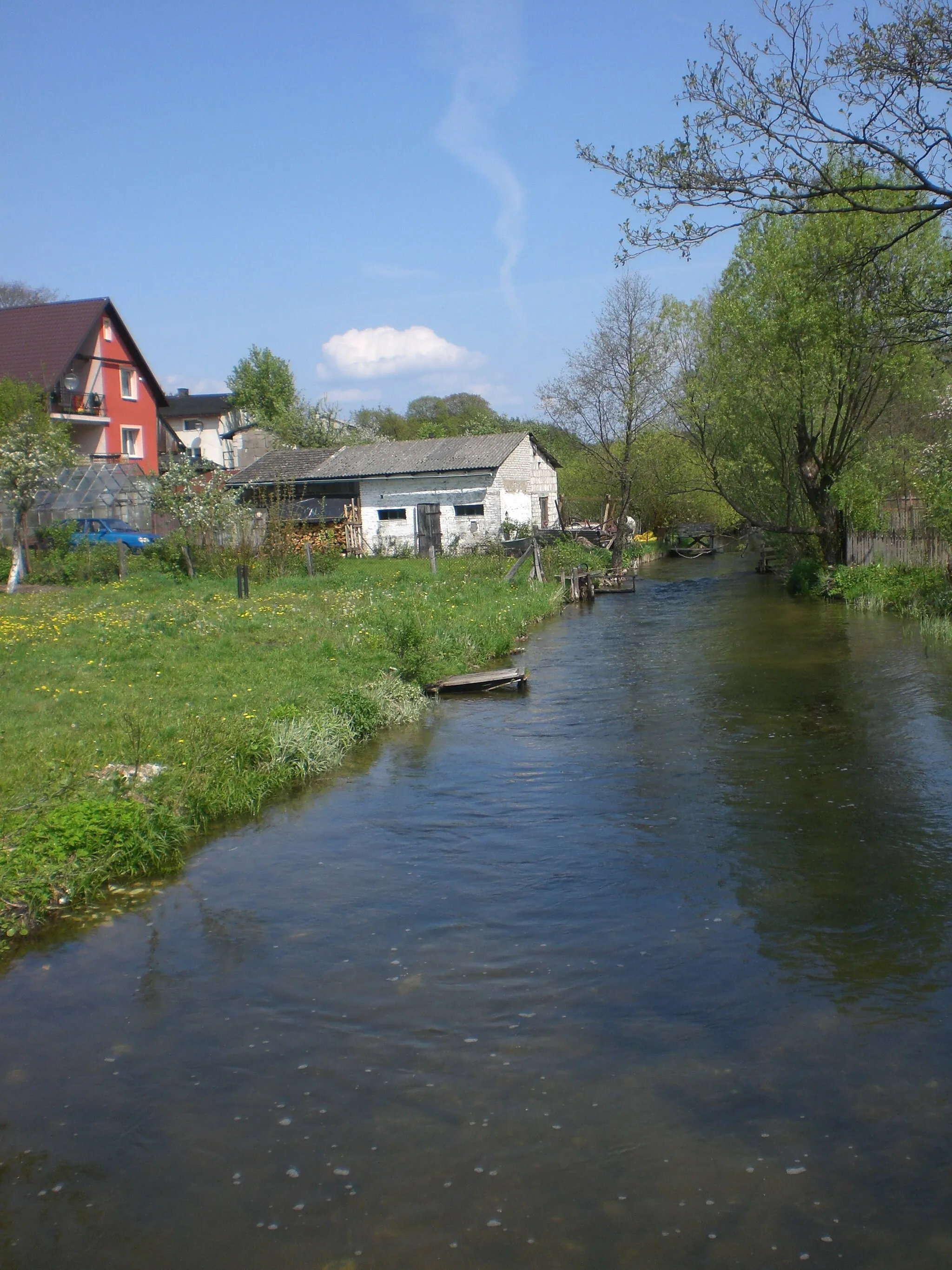 Photo showing: Trzebiocha river in Grzybowo