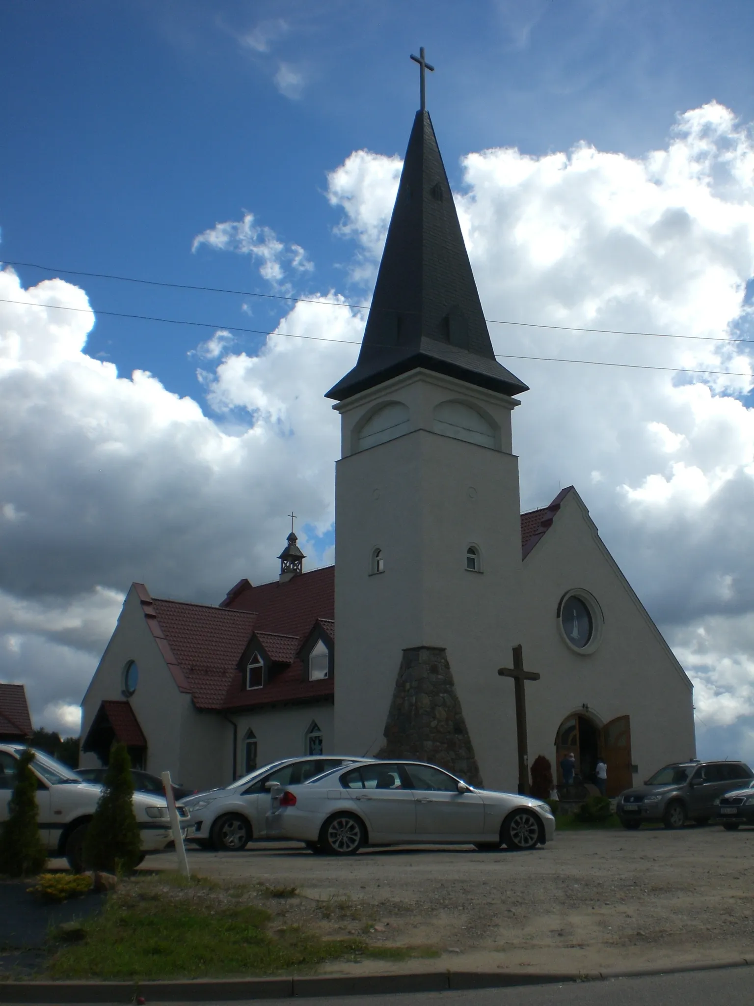 Photo showing: Grzybno - rzymskokatolicki kościół parafialny p.w. Niepokalanego Poczęcia NMP