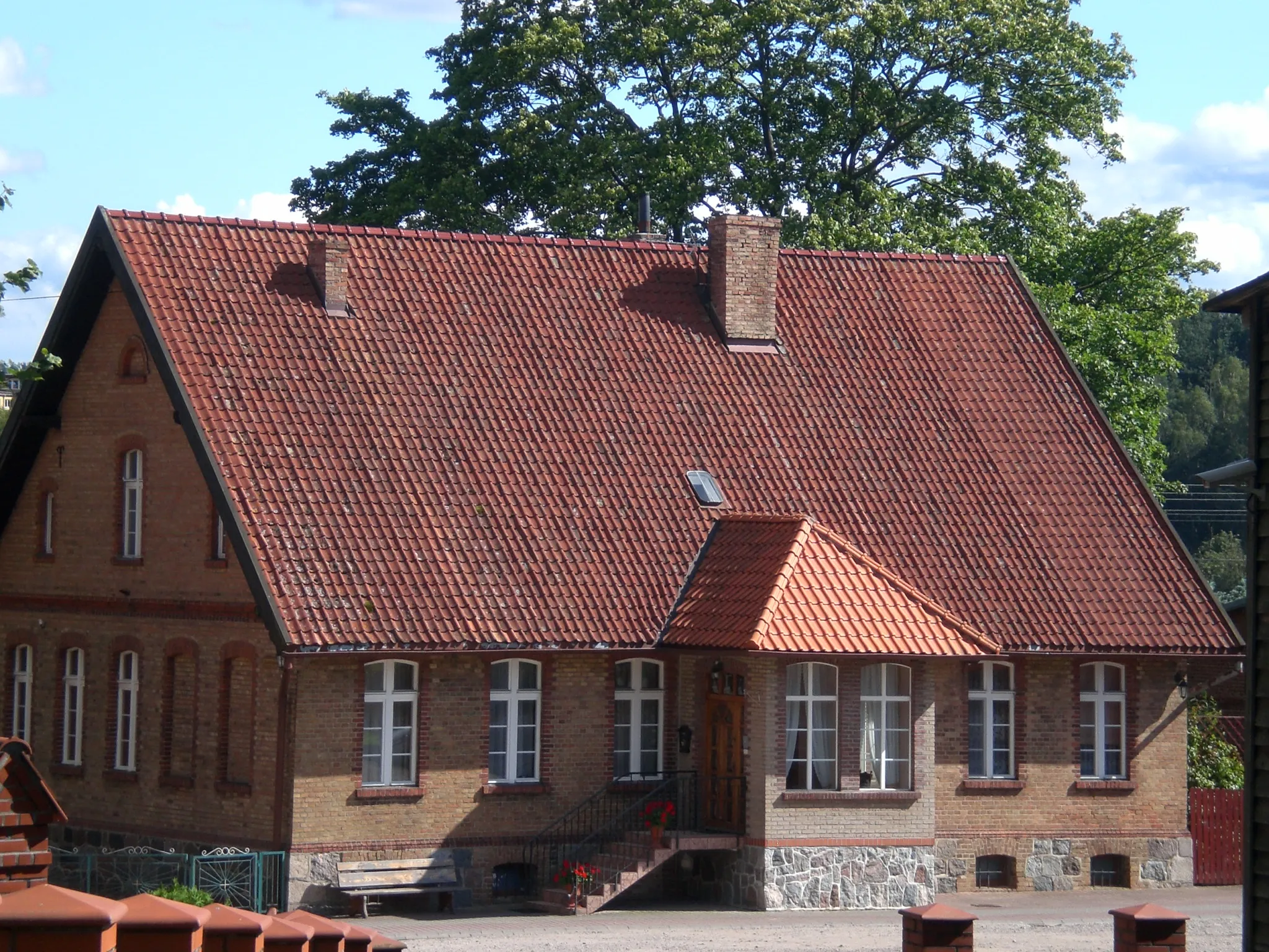 Photo showing: Goręczyno - plebania