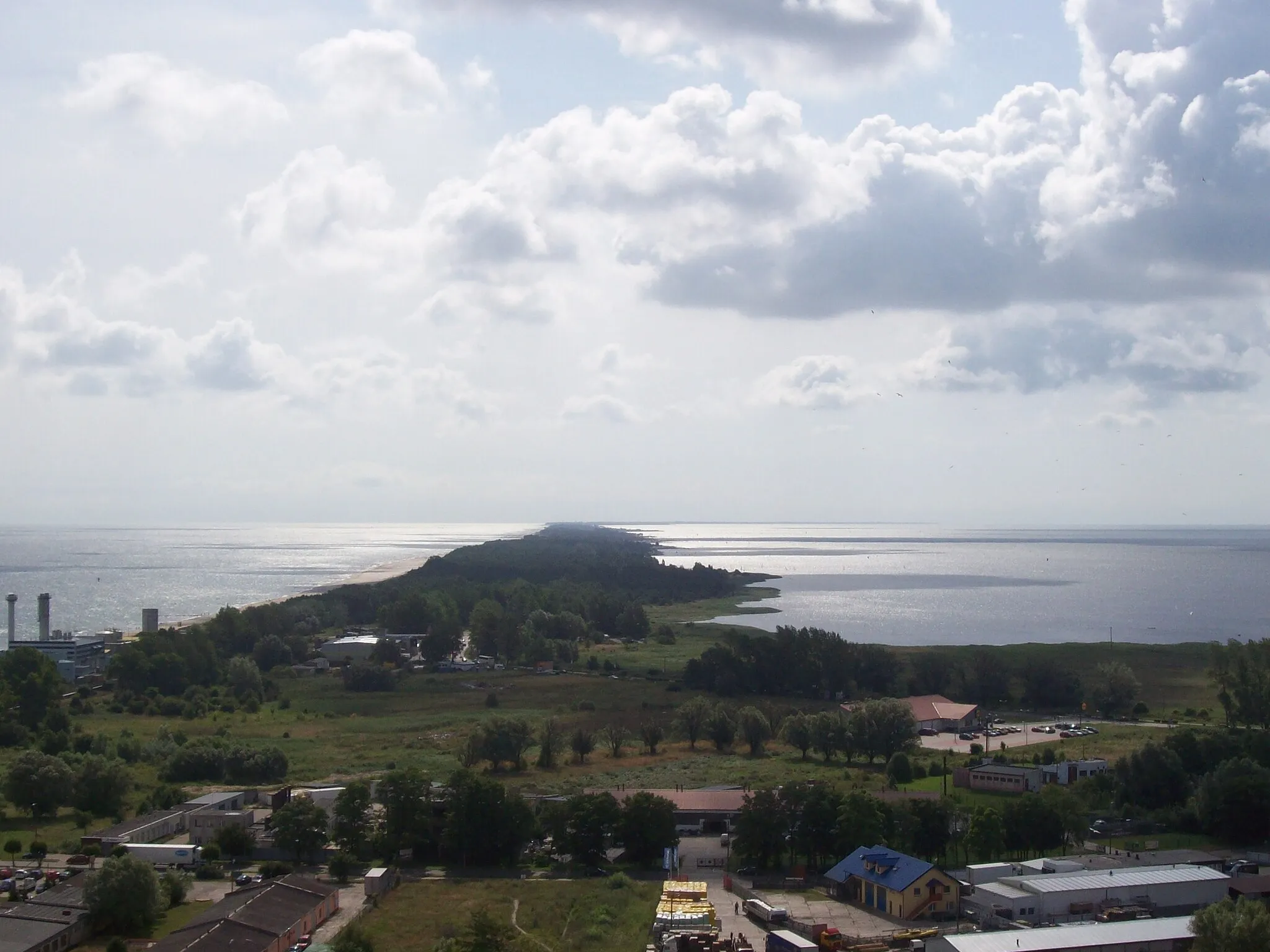 Photo showing: Hel spit, Poland - view from Władysławowo