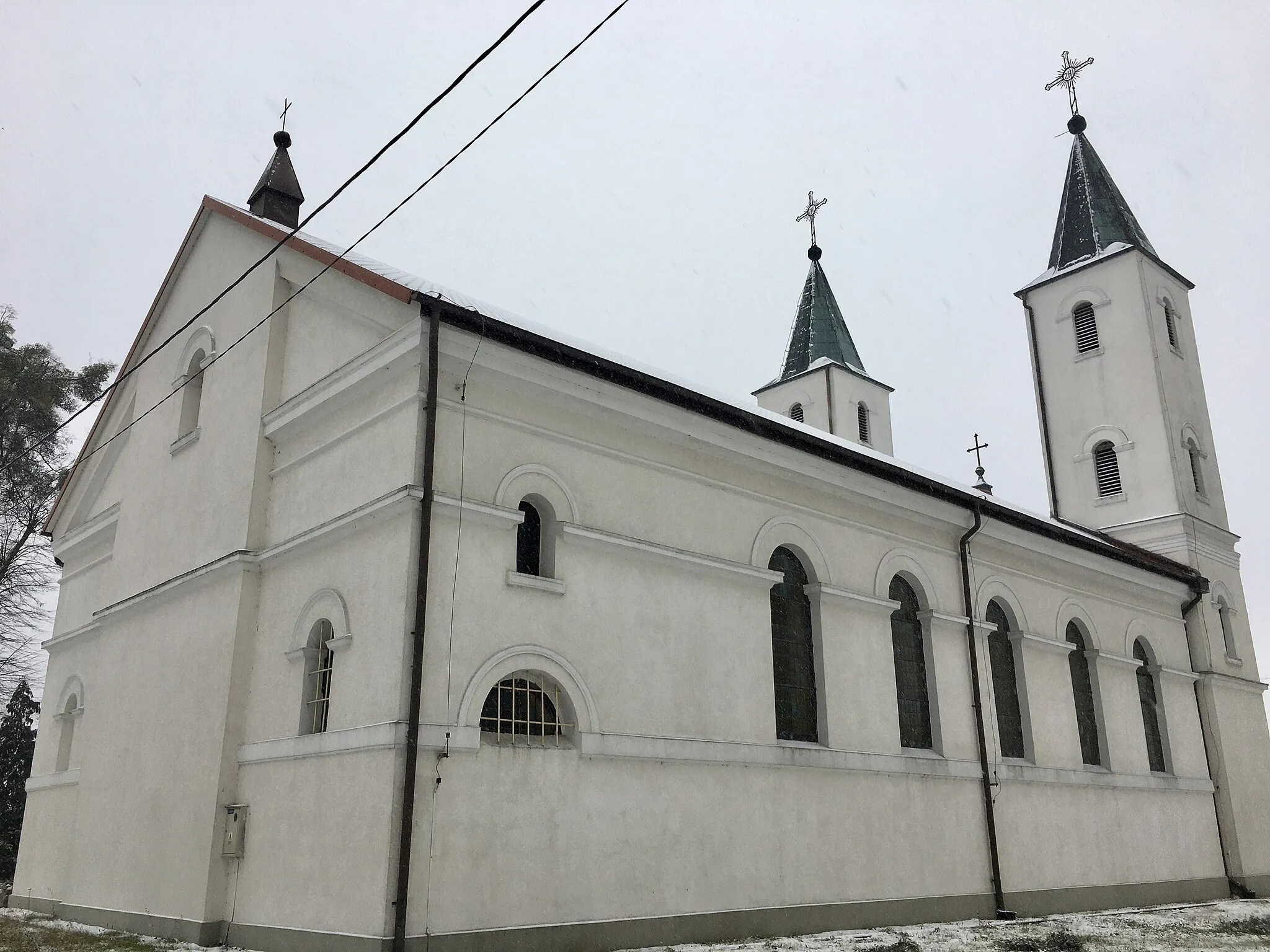 Photo showing: Borzechowo, kościół św. Anny, widok z północnego wschodu