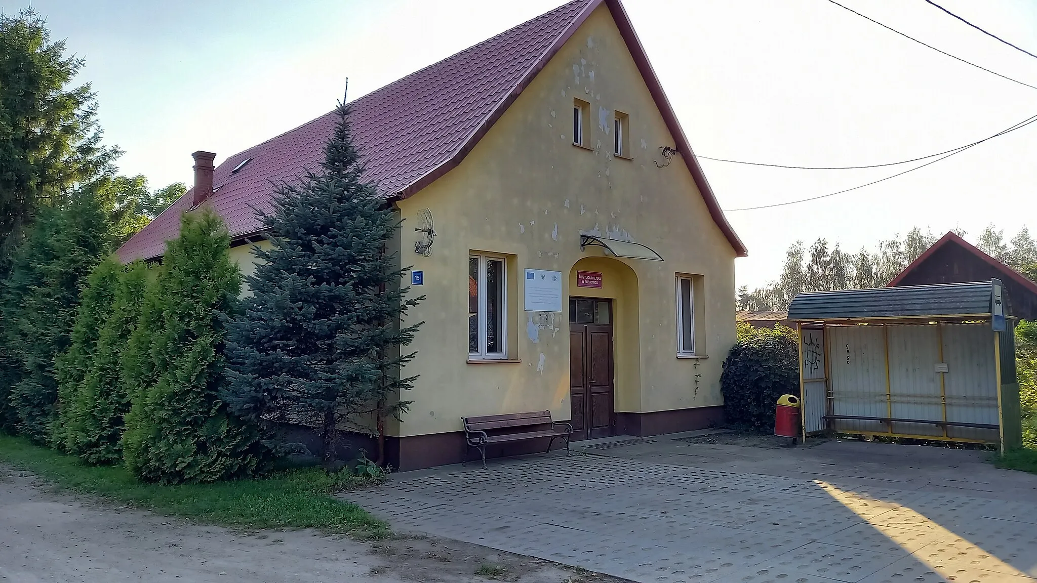 Photo showing: Świetlica wiejska w Bobrowcu (woj. pomorskie)