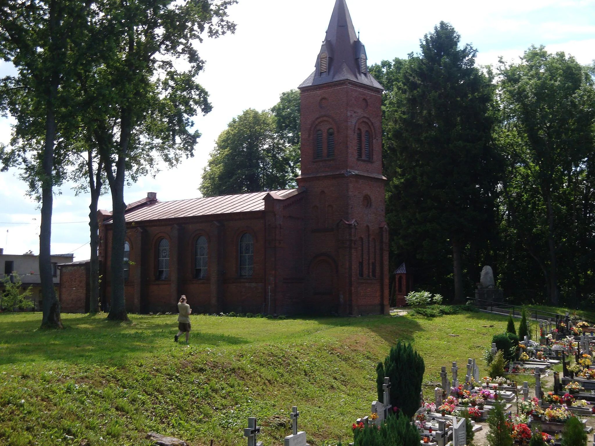 Photo showing: Białogarda-village in Gmina Wicko, Poland. Church of St. John Baptist