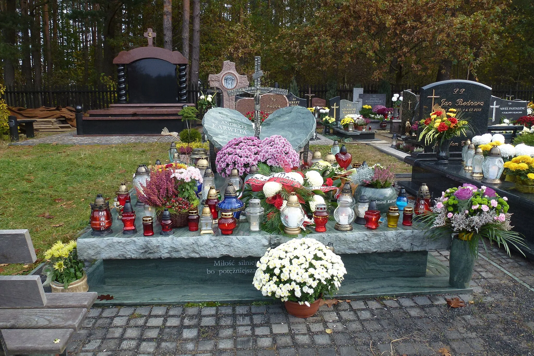 Photo showing: Grób Admirała Andrzeja Karwety (2.11.2012) - Admiral Andrzej Karweta Grave (2nd Oct. 2012)