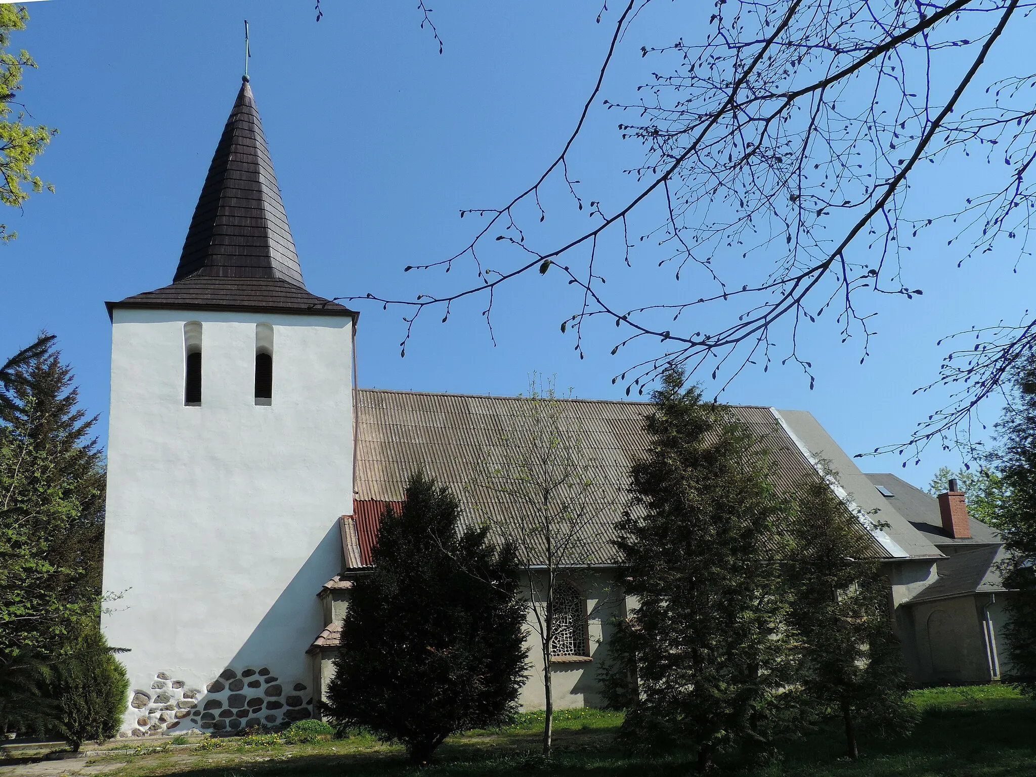 Photo showing: Church in Stowięcino in Główczyce commune, N Poland