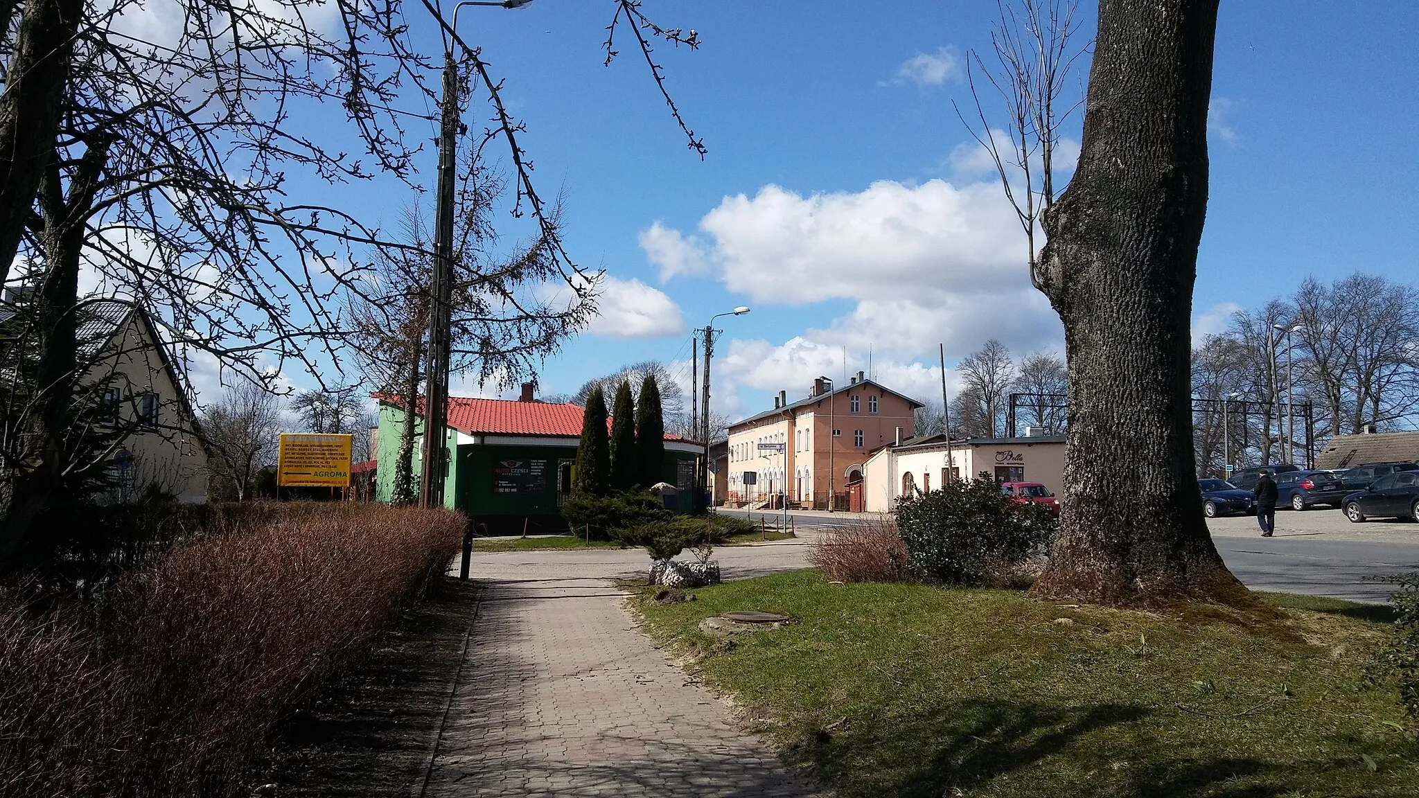 Photo showing: Potęgowo (pow. słupski), ul. Dworcowa