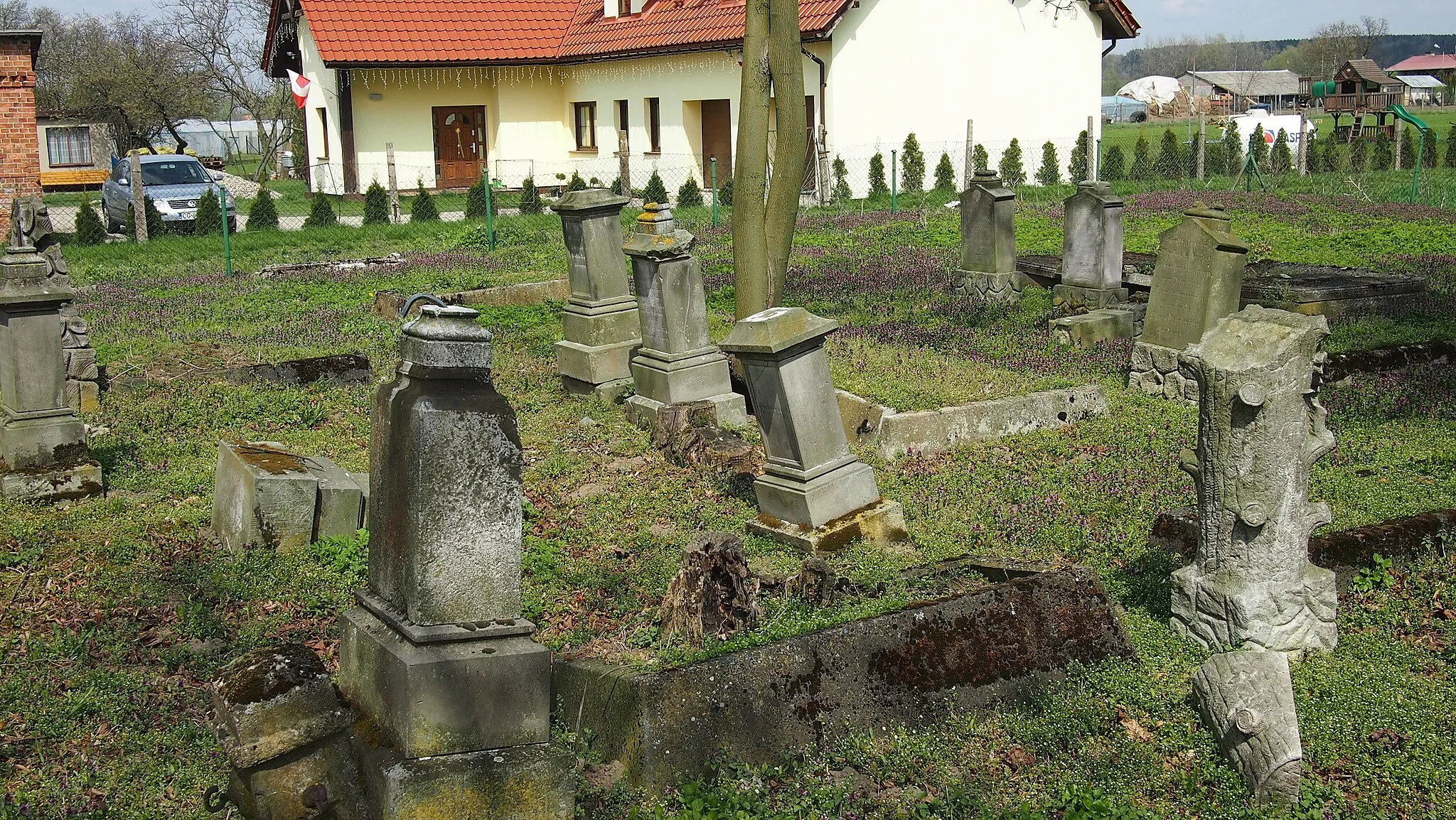 Photo showing: Old cemetery in Wielkie Zajączkowo