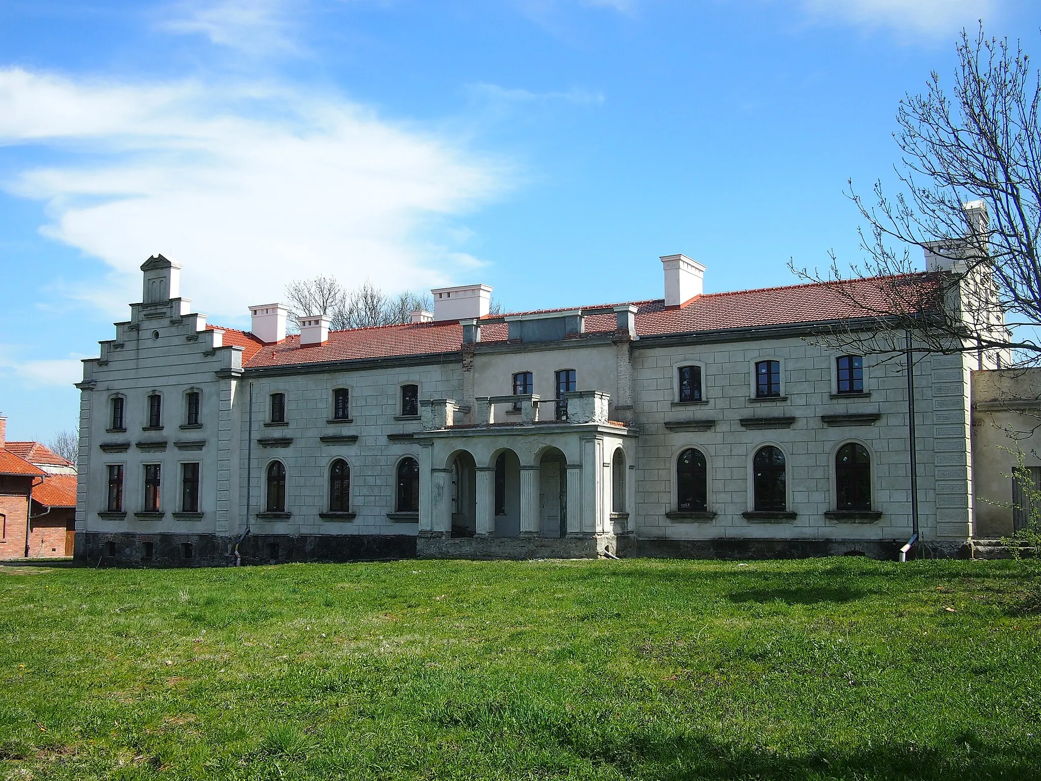Photo showing: Nogat - pałac, ok. 1800