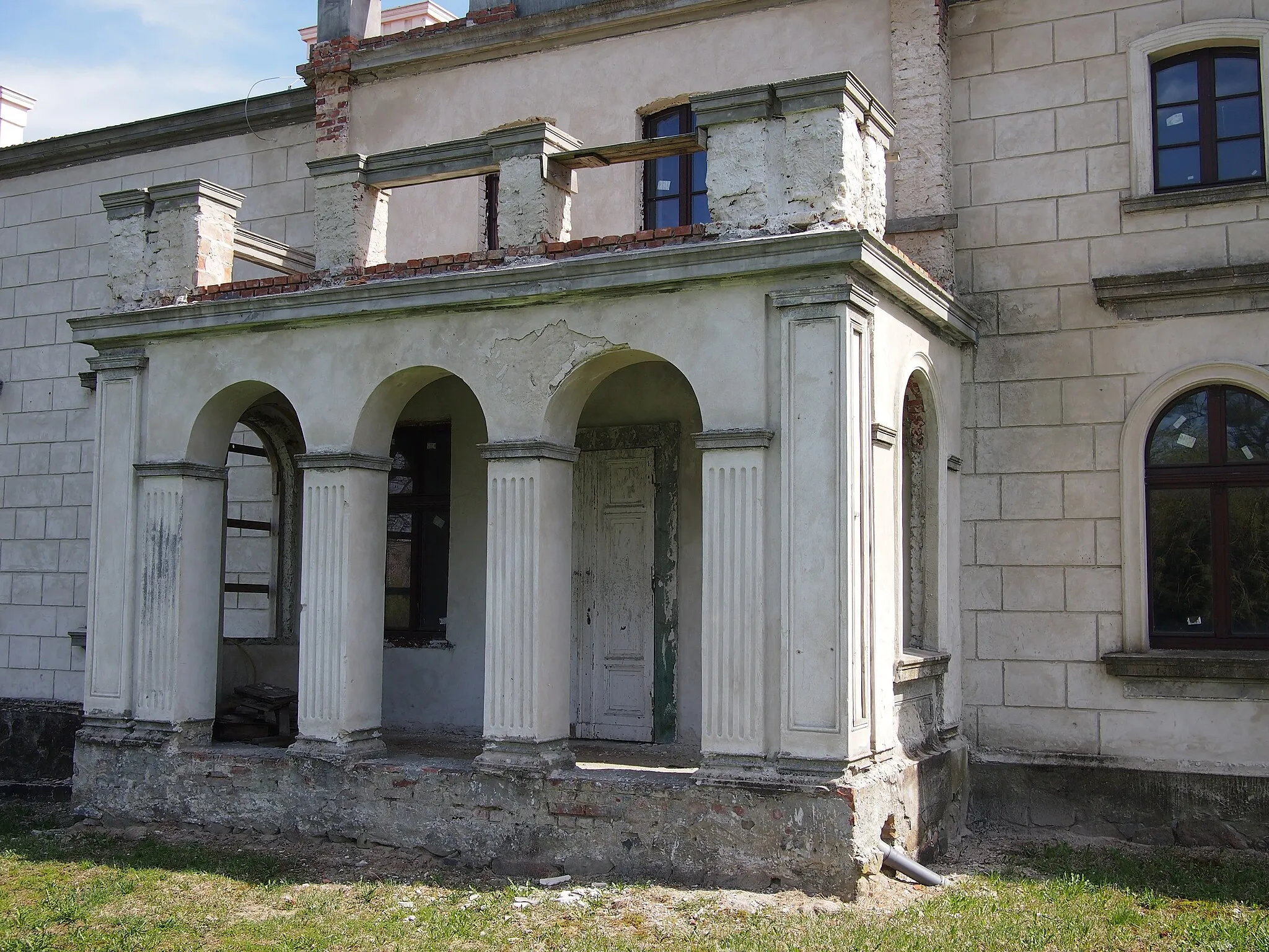 Photo showing: Nogat - pałac, ok. 1800