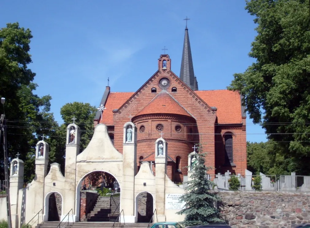 Photo showing: The church in Drzycim, Poland