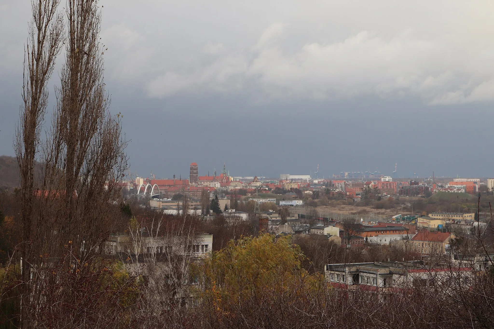 Photo showing: Gdańsk - view from Orunia Górna