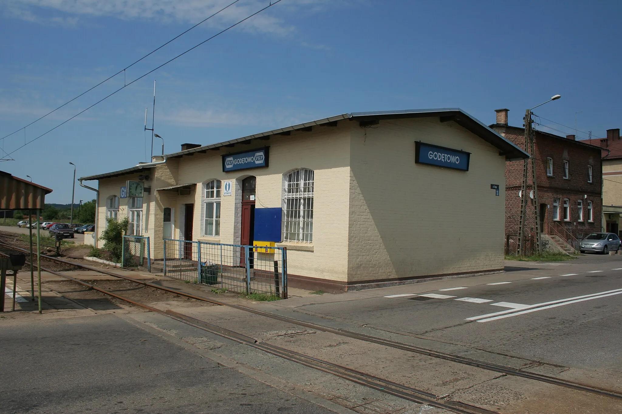 Photo showing: Train station in Godętowo.