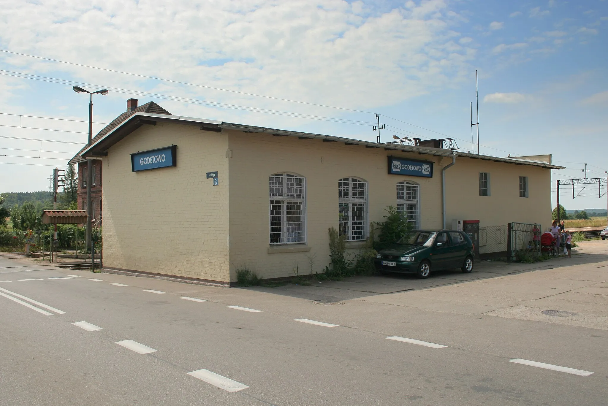 Photo showing: Train station in Godętowo.