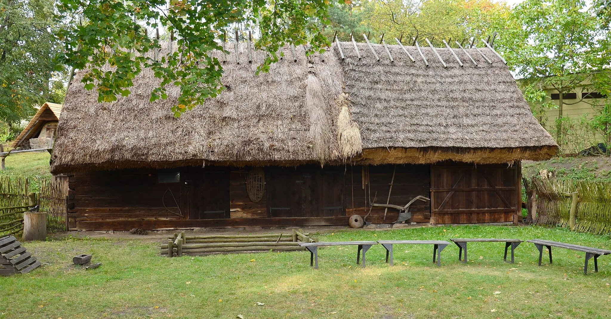 Photo showing: Obora z Kłodawy na Kaszubach, pocz. XIX w.