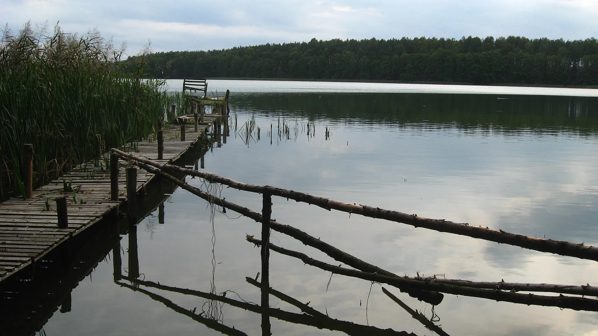 Photo showing: Jezioro Bielsko - widok z Trzmielewa w woj. pomorskim