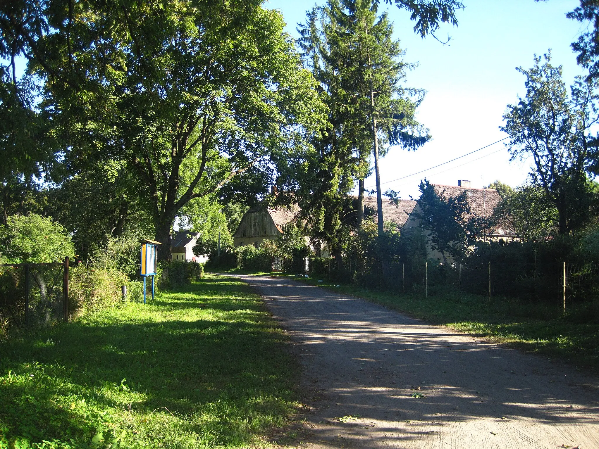 Photo showing: Centrum wsi Żarkowo