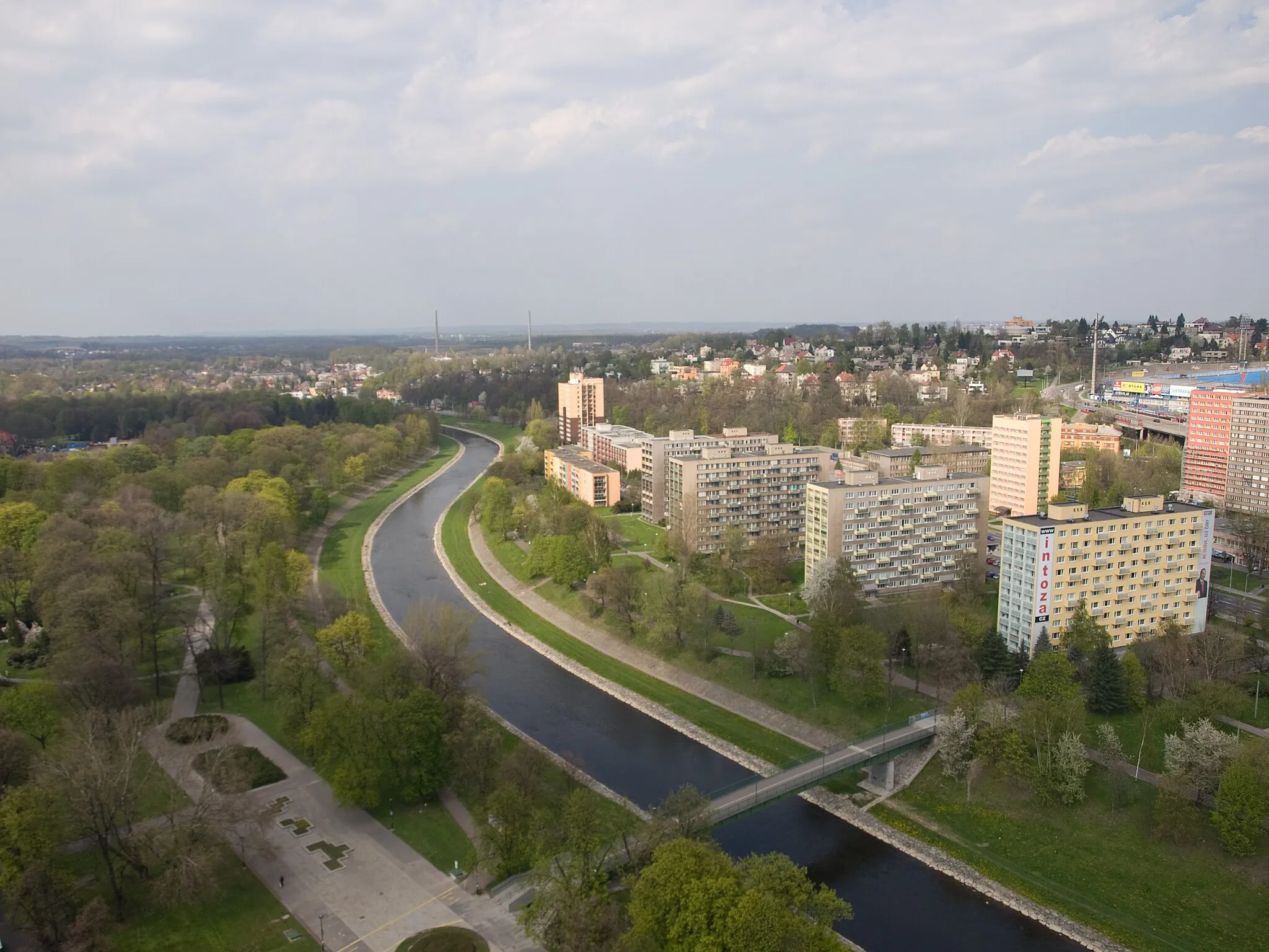 Photo showing: Views from Nová radnice, Ostrava
