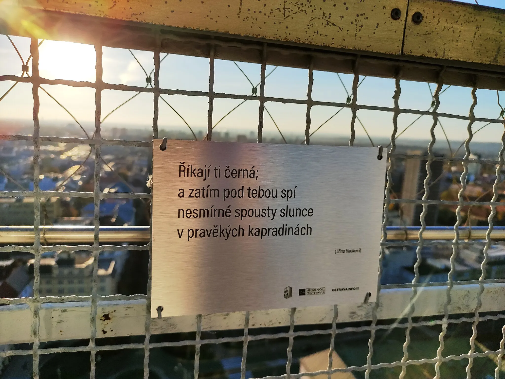 Photo showing: Ostrava, Czechia. On the tower of the New Town Hall.