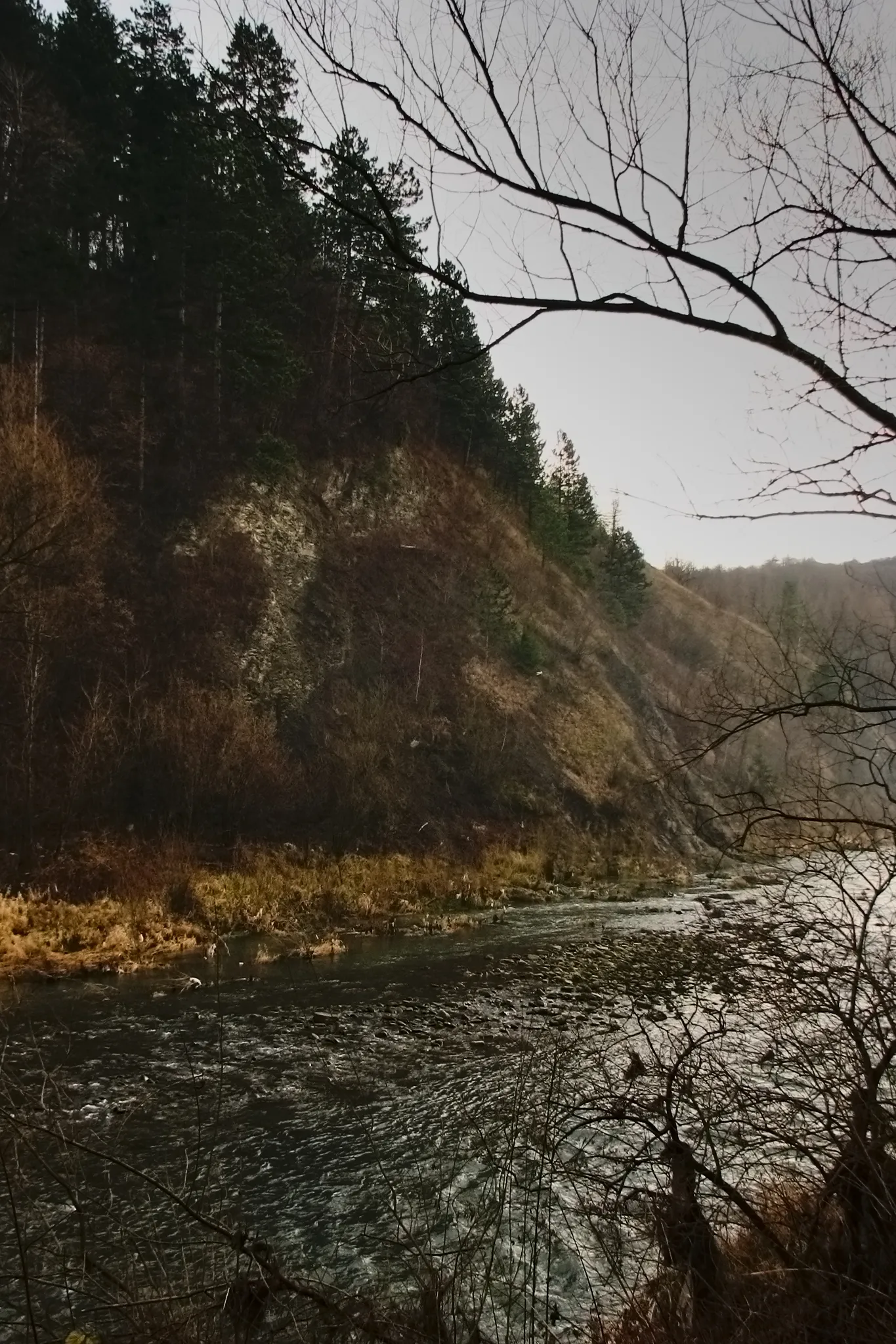 Photo showing: zbocze Małego Grojca opadające do Soły