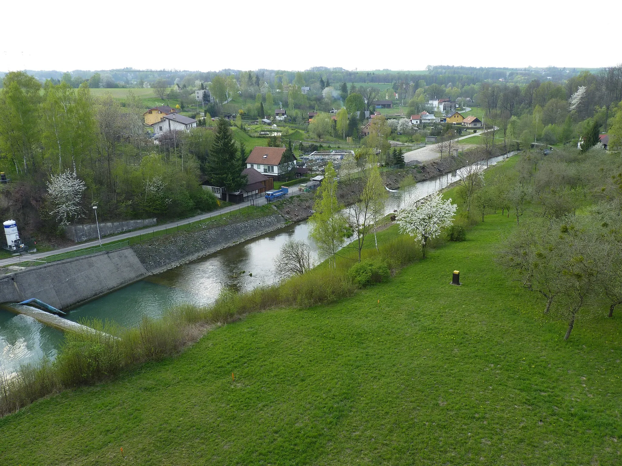 Photo showing: Lučina River. Frýdek-Místek District, Moravian-Silesian Region, Czech Republic