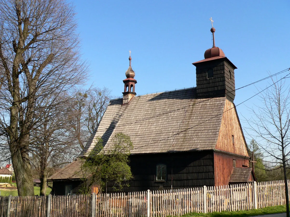 Photo showing: Archangel Michael Church in Řepiště, Czech Republic.