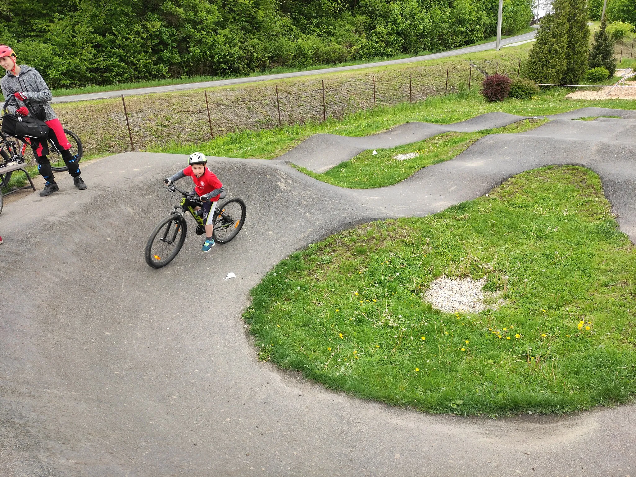 Photo showing: Pumptrack Staříč, Staříč, okres Frýdek-Místek