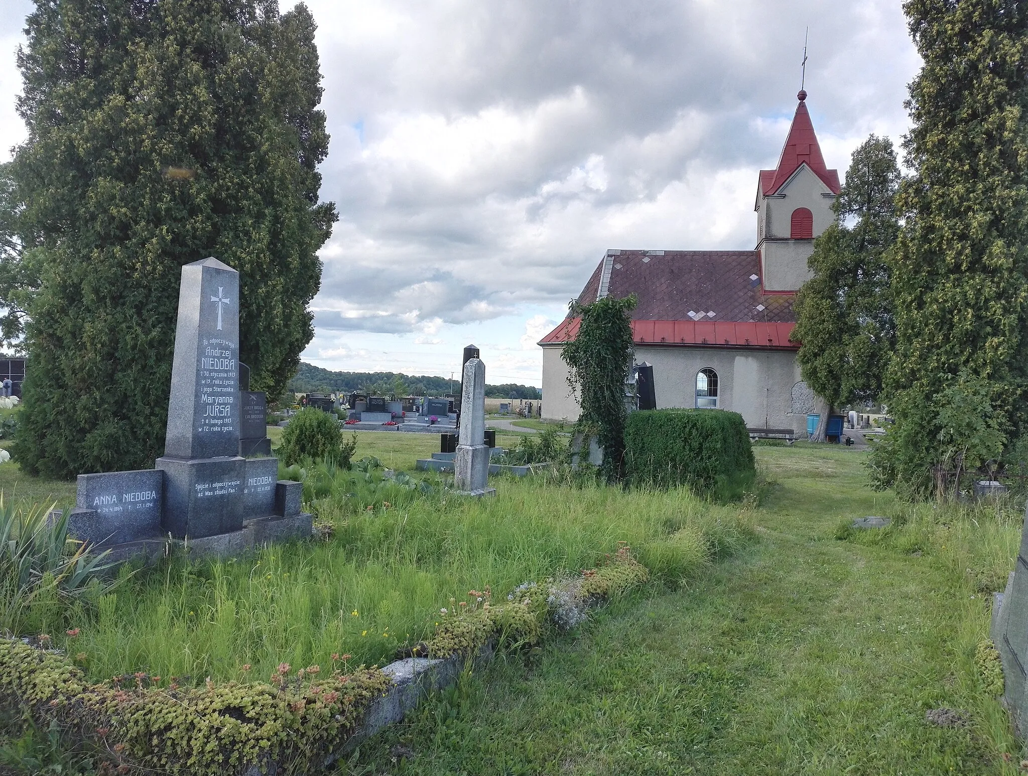 Photo showing: Ropice. Lutheran cemetery.