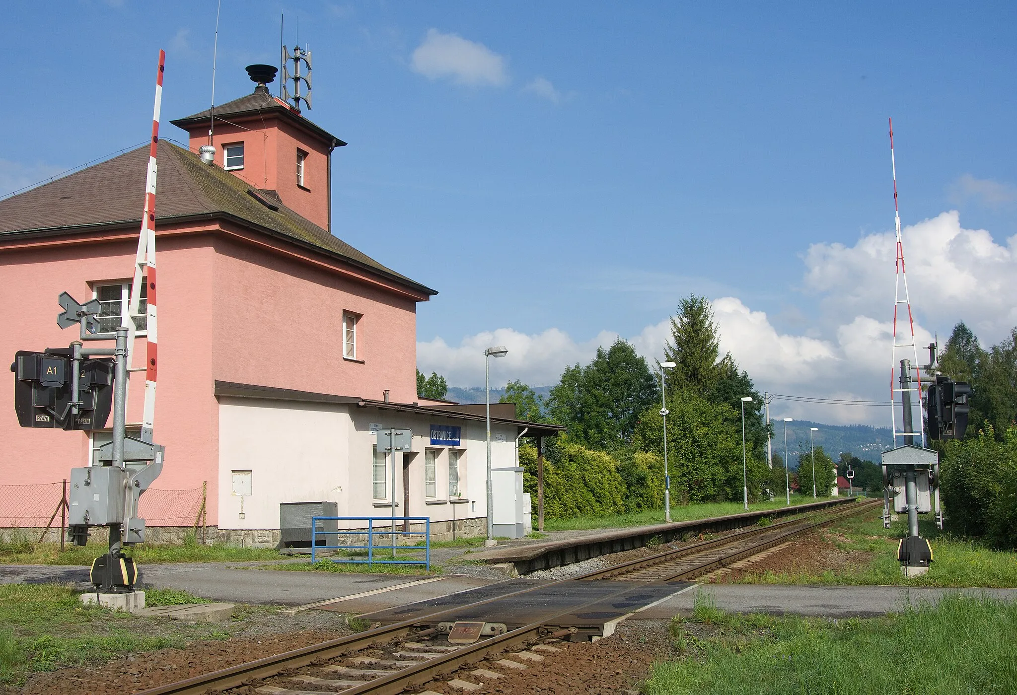 Photo showing: Ostravice zastávka railway stop, the Czech Republic