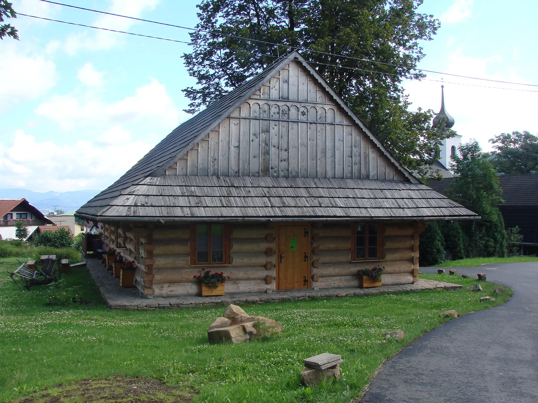 Photo showing: Goral (highland people from Beskydy mountains) infocentre in Mosty u Jablůnkova.